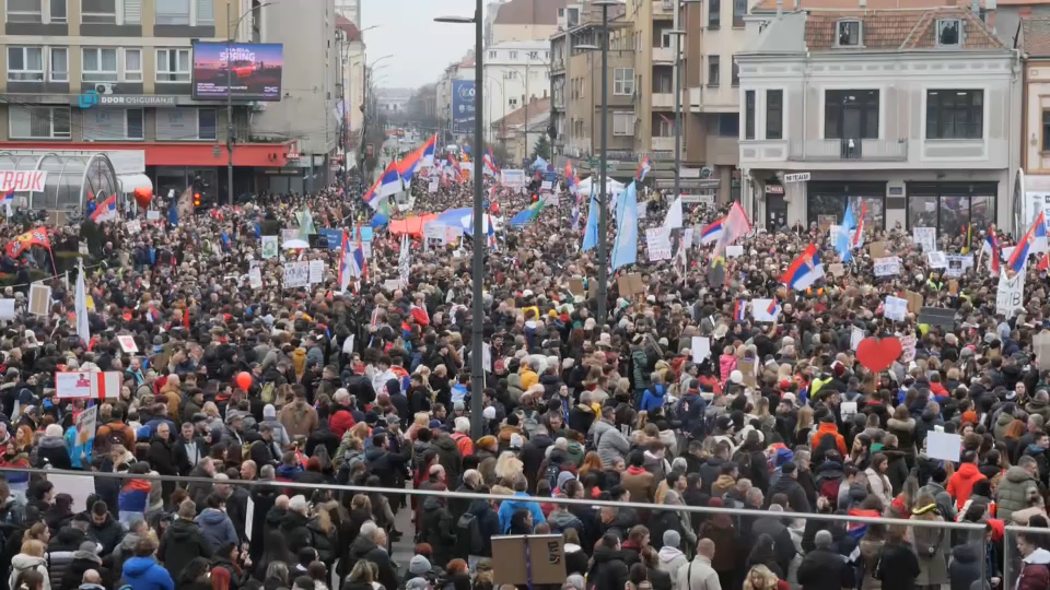 protestni shod, srbija, niš, protest, protest študentov, študenti