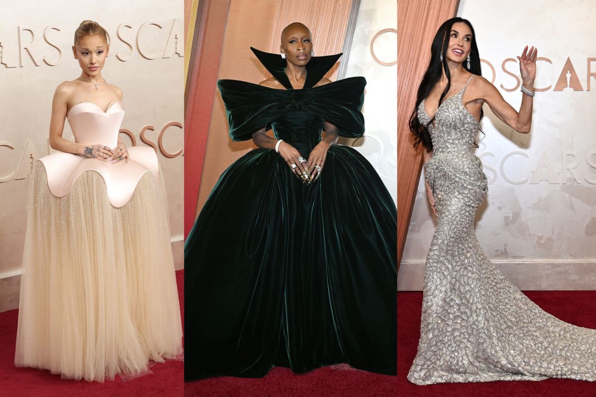 ariana grande, Cynthia Erivo, demi moore