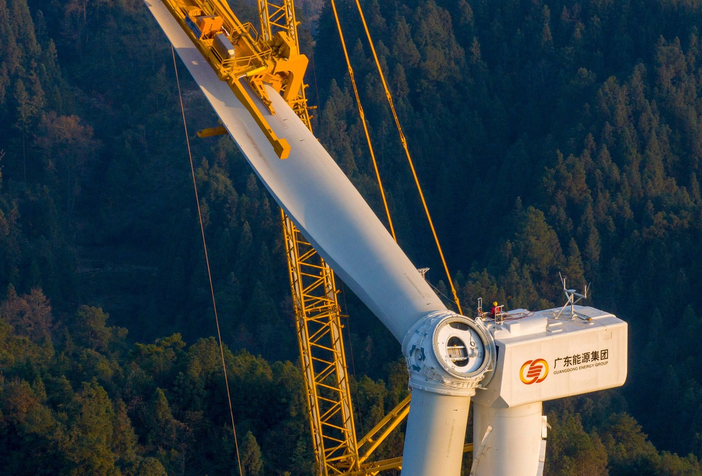 Guishushan Wind Farm Construction, Congjiang, China - 19 Dec 2024