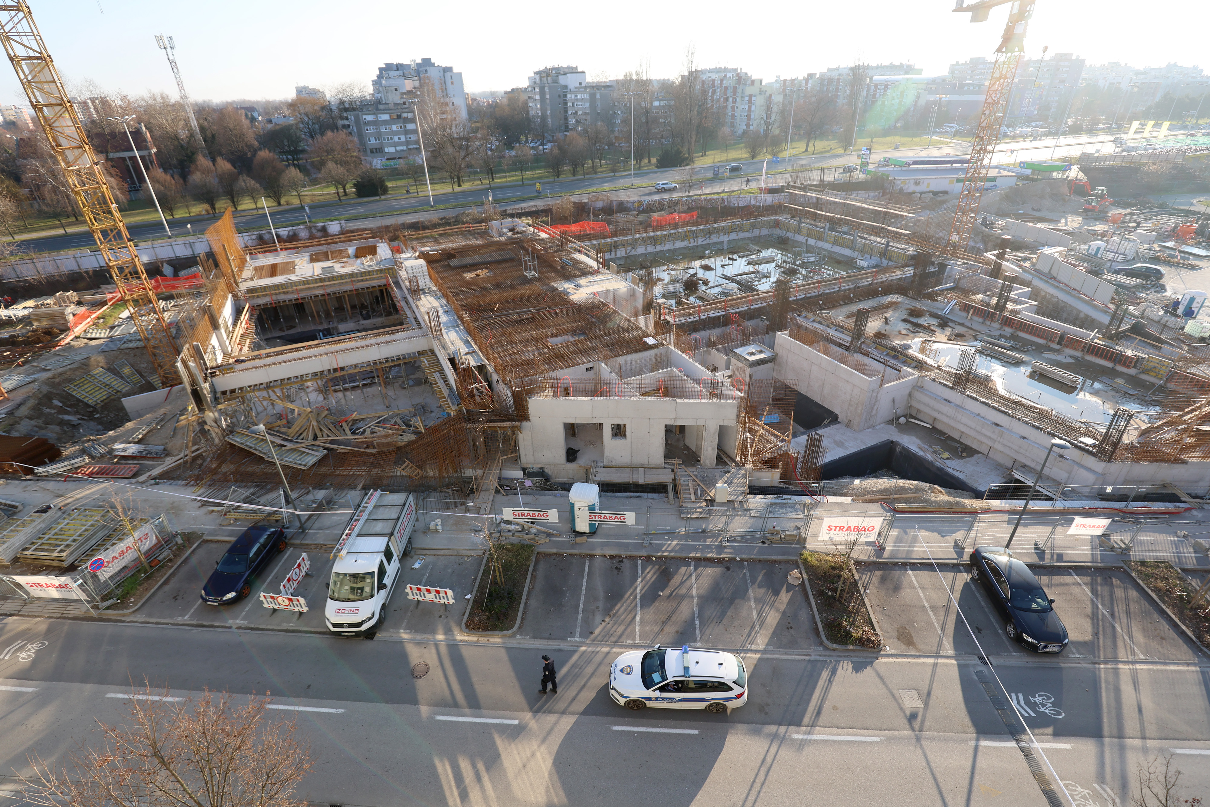 bazen, gradbišče, delovna nesreča, zagreb