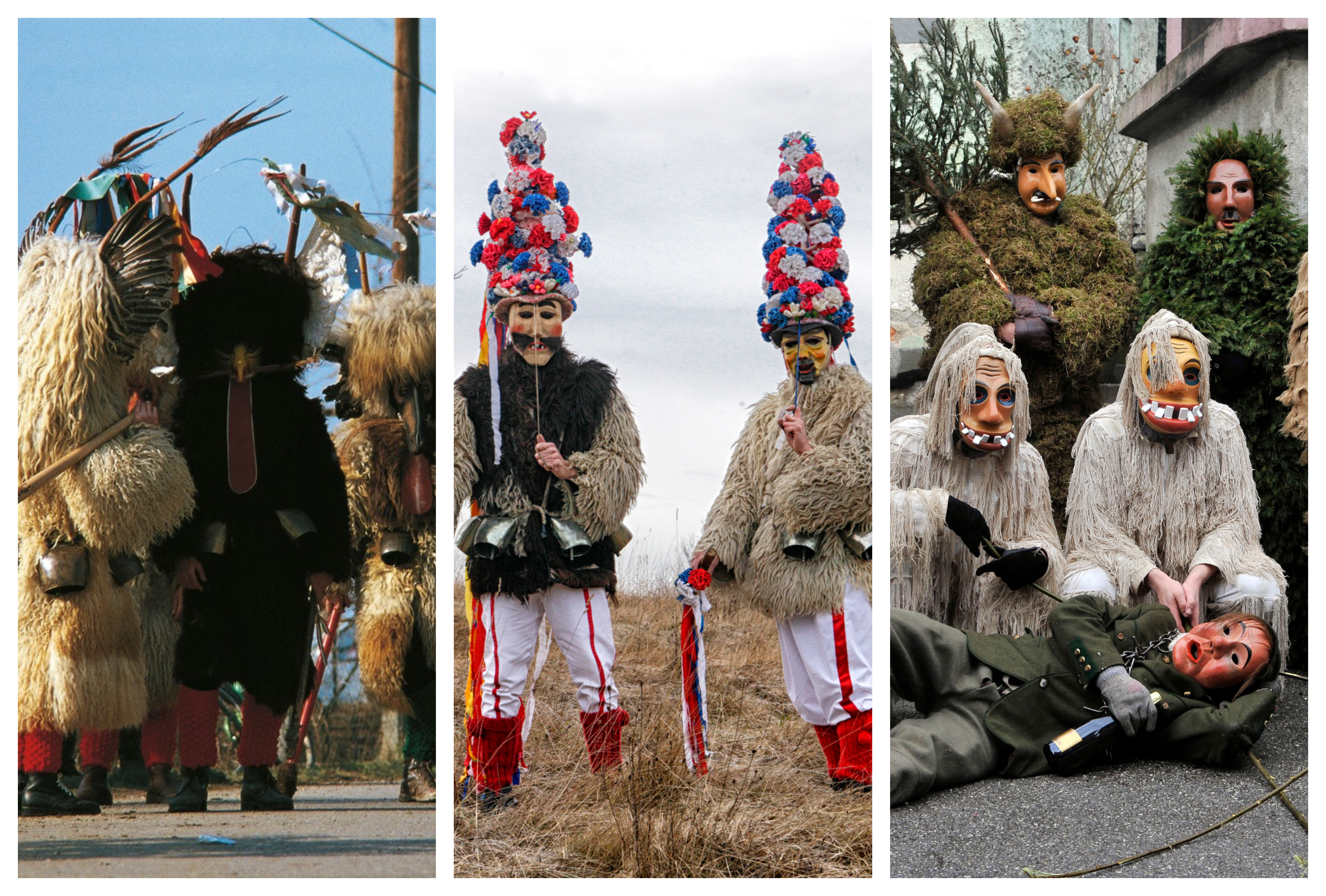 tradicionalne slovenske maske, kurenti, Laufarji, škoromati
