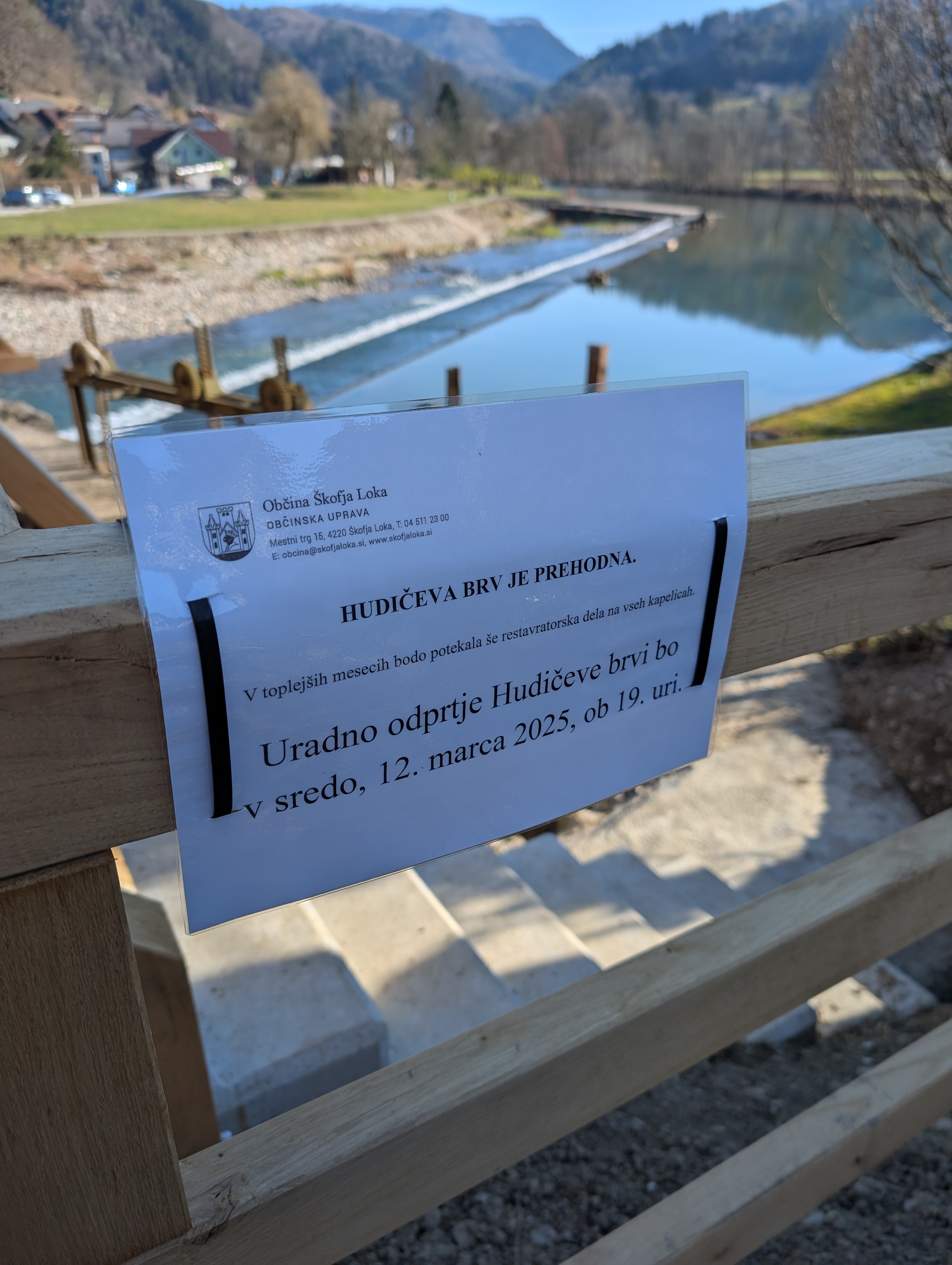 Prenovljena hudičeva brv (Foto: N1)