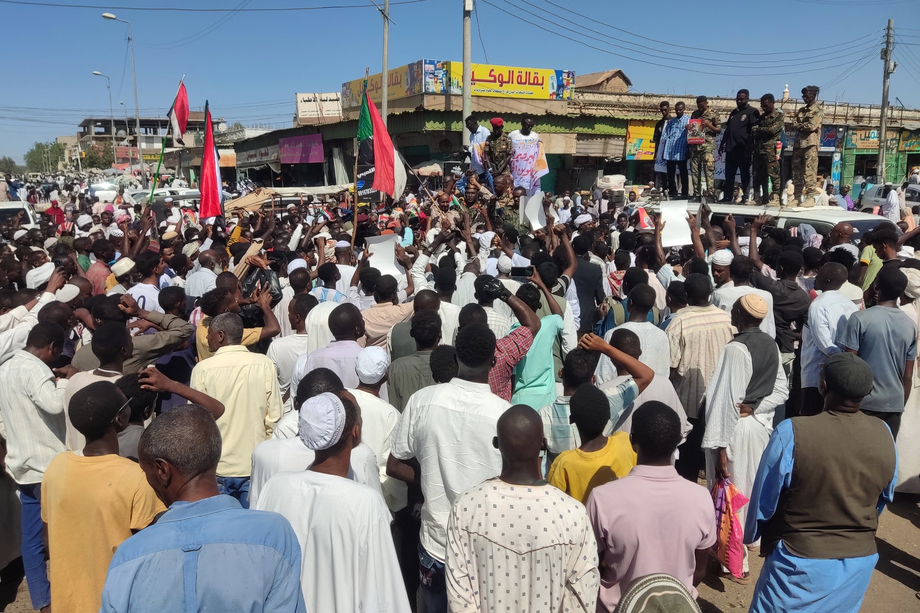Protestniki v Sudanu