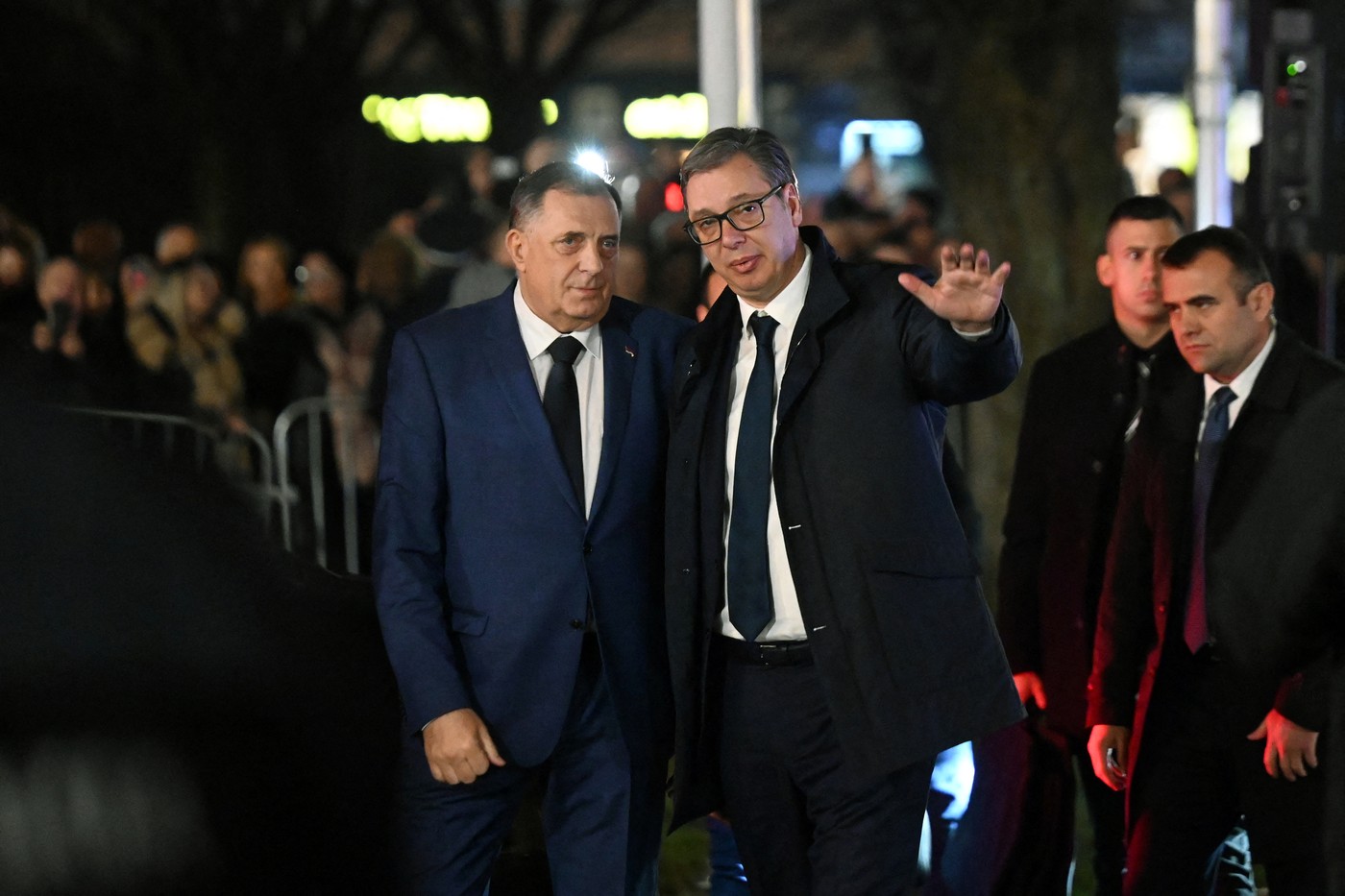 Aleksandar Vučić in Milorad Dodik