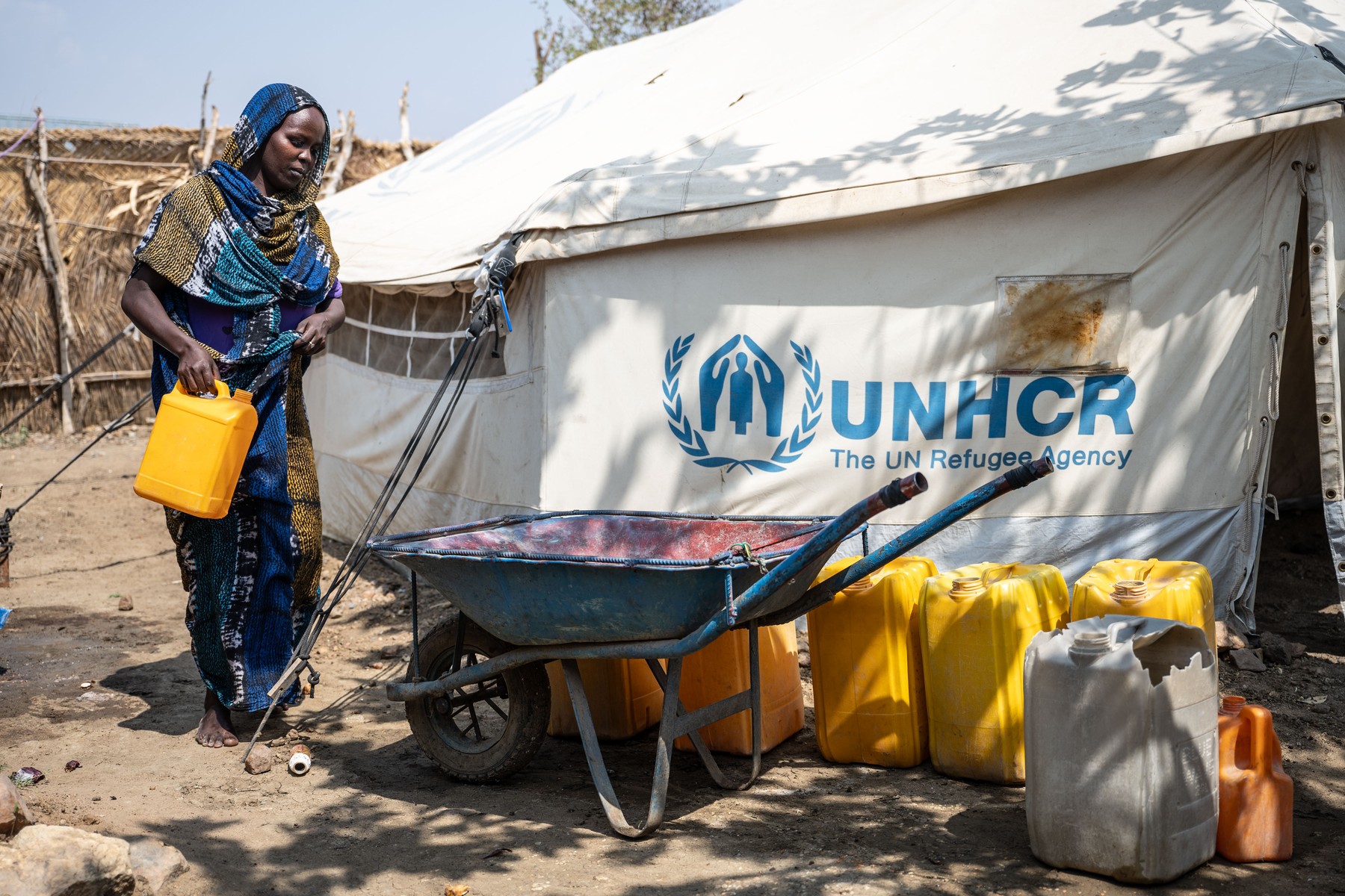 Begunsko taborišče v južnem Sudanu