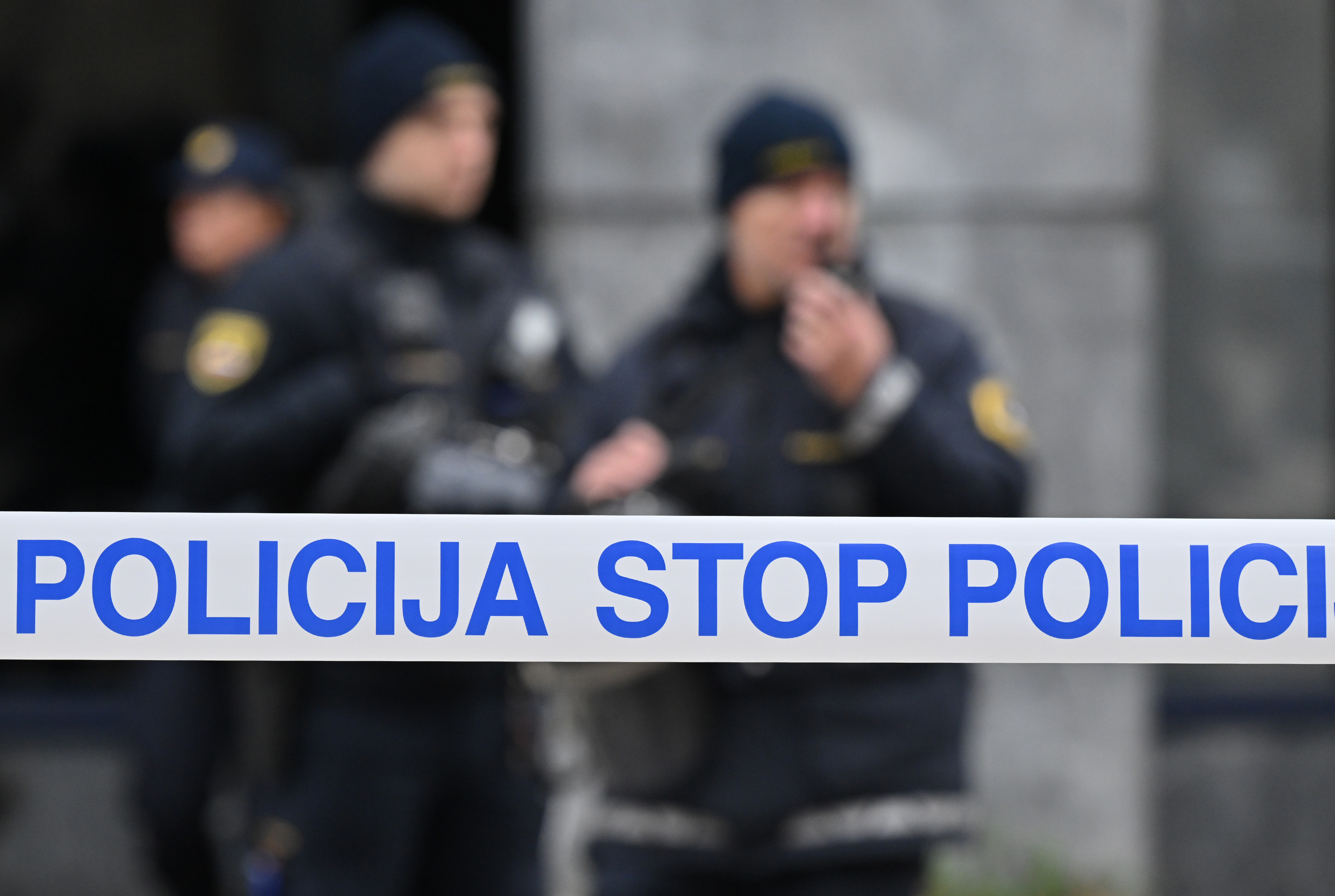 policija, slovenija, policijski trak