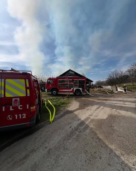 požar, hlev, sveta trojica