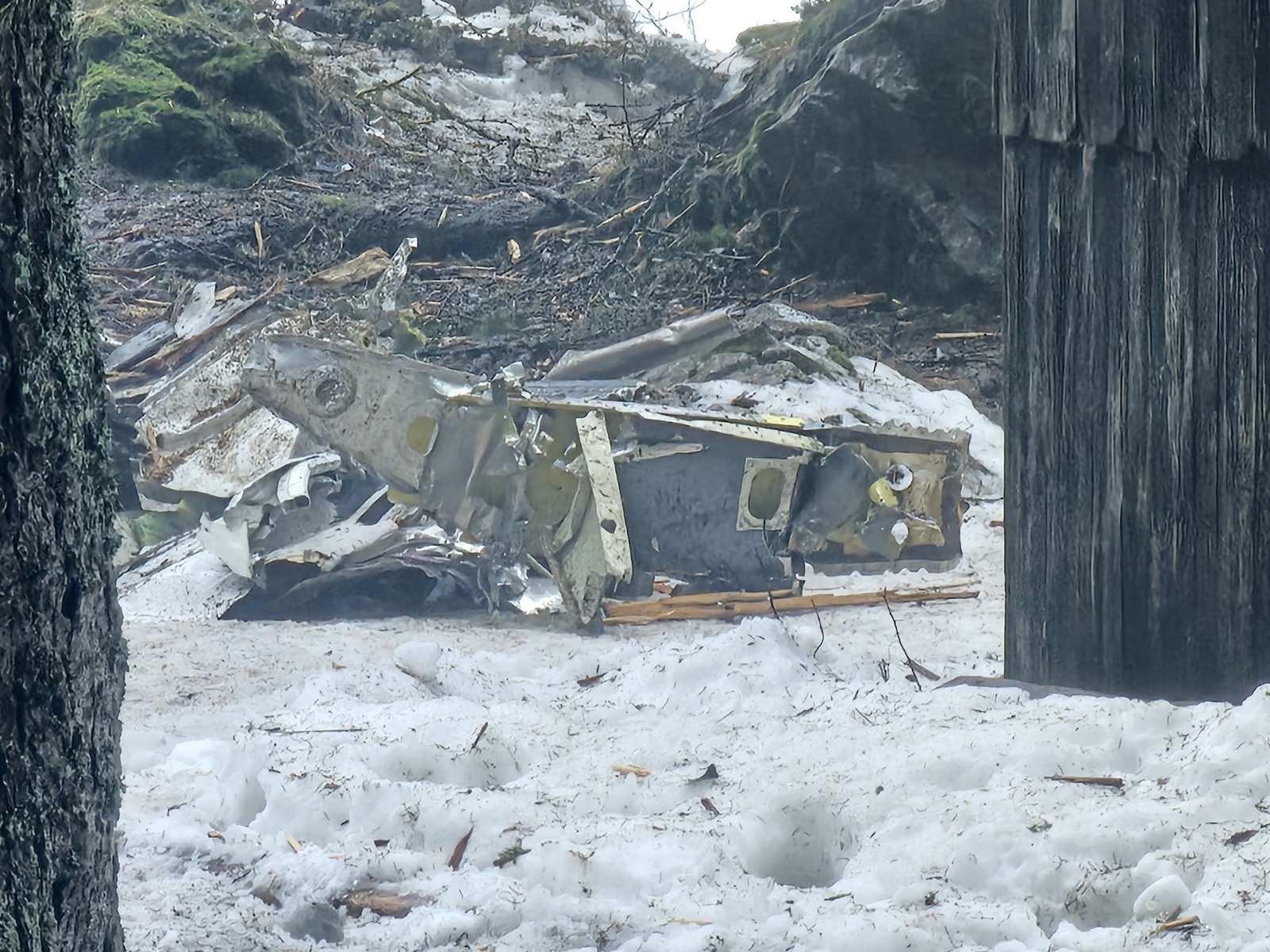 Nesreča manjšega letala na Veliki planini (Foto: Planet TV)