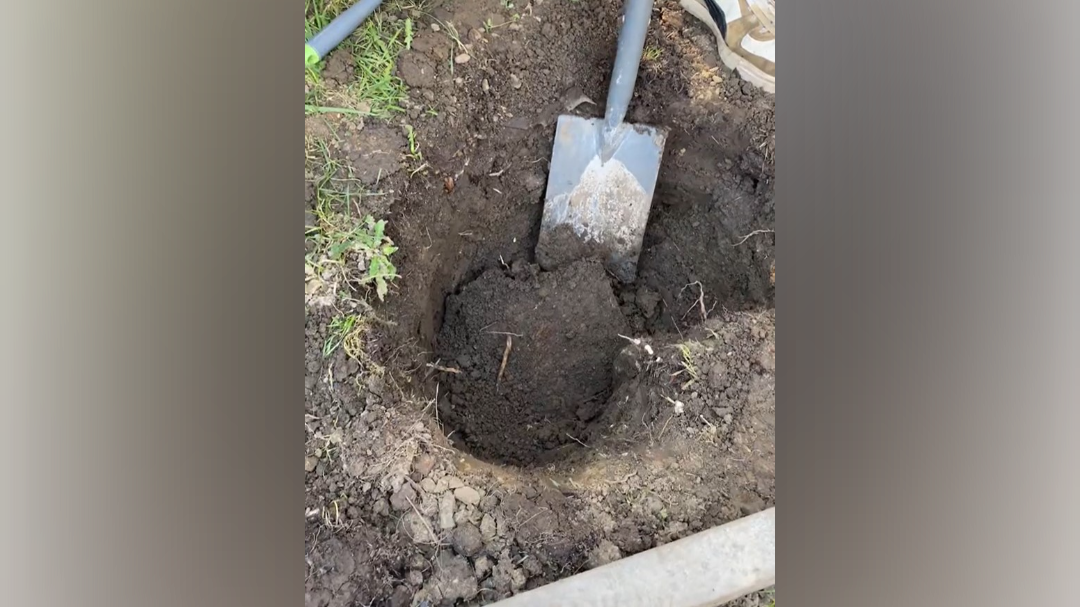 kopanje, najdba, lopata, luknja