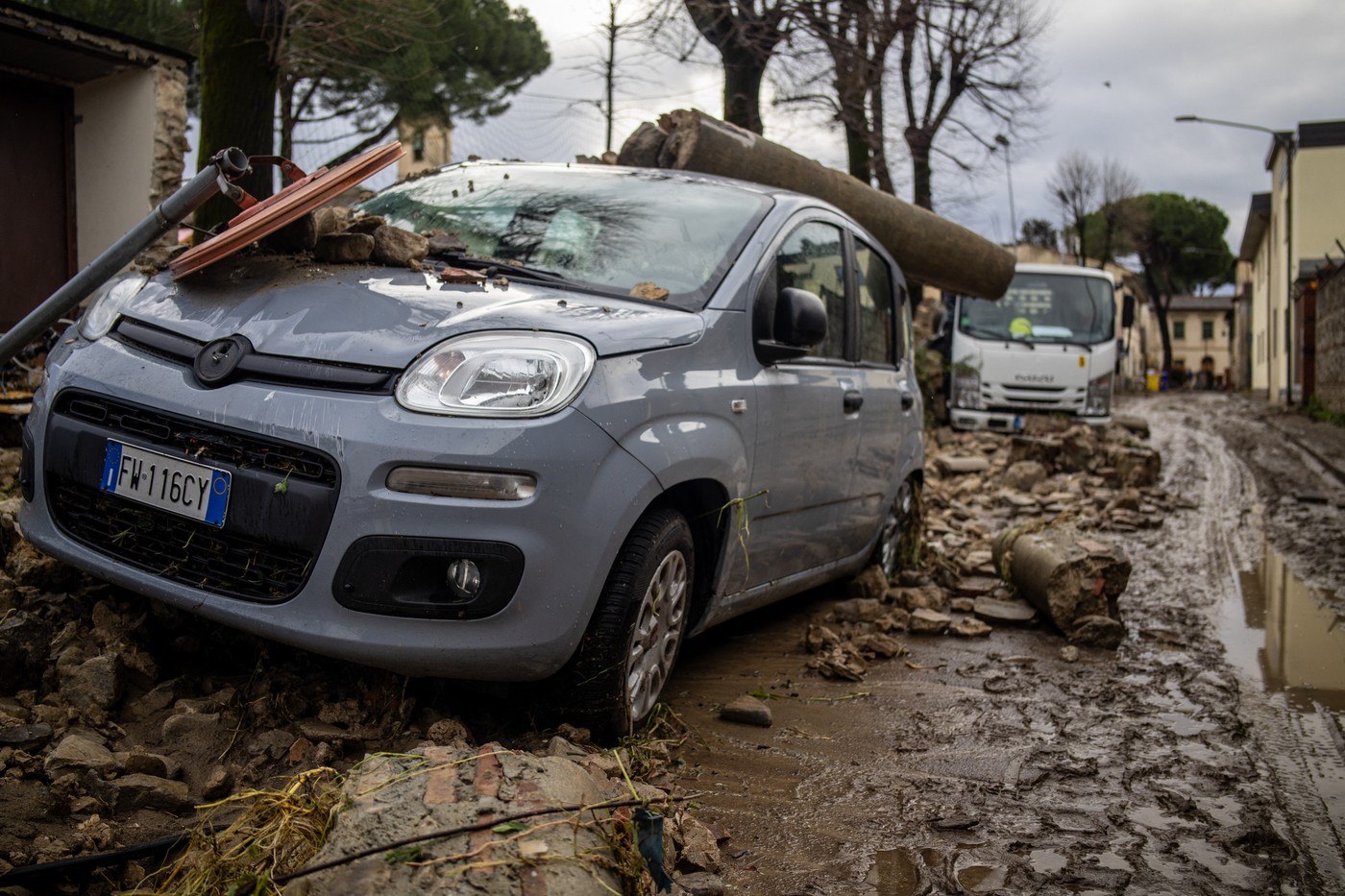 toskana, dež, italija
