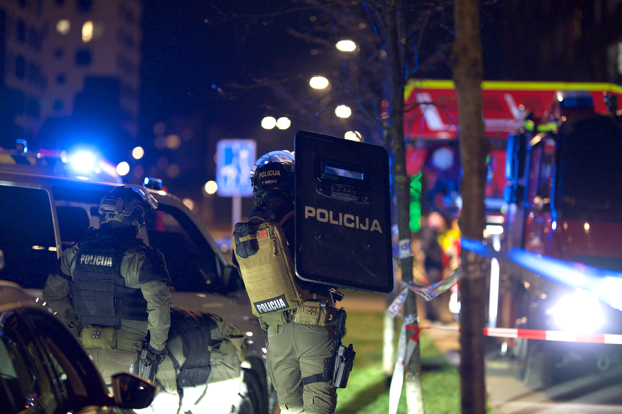 specialna enota policije, aleja, posredovanje, LJubljana