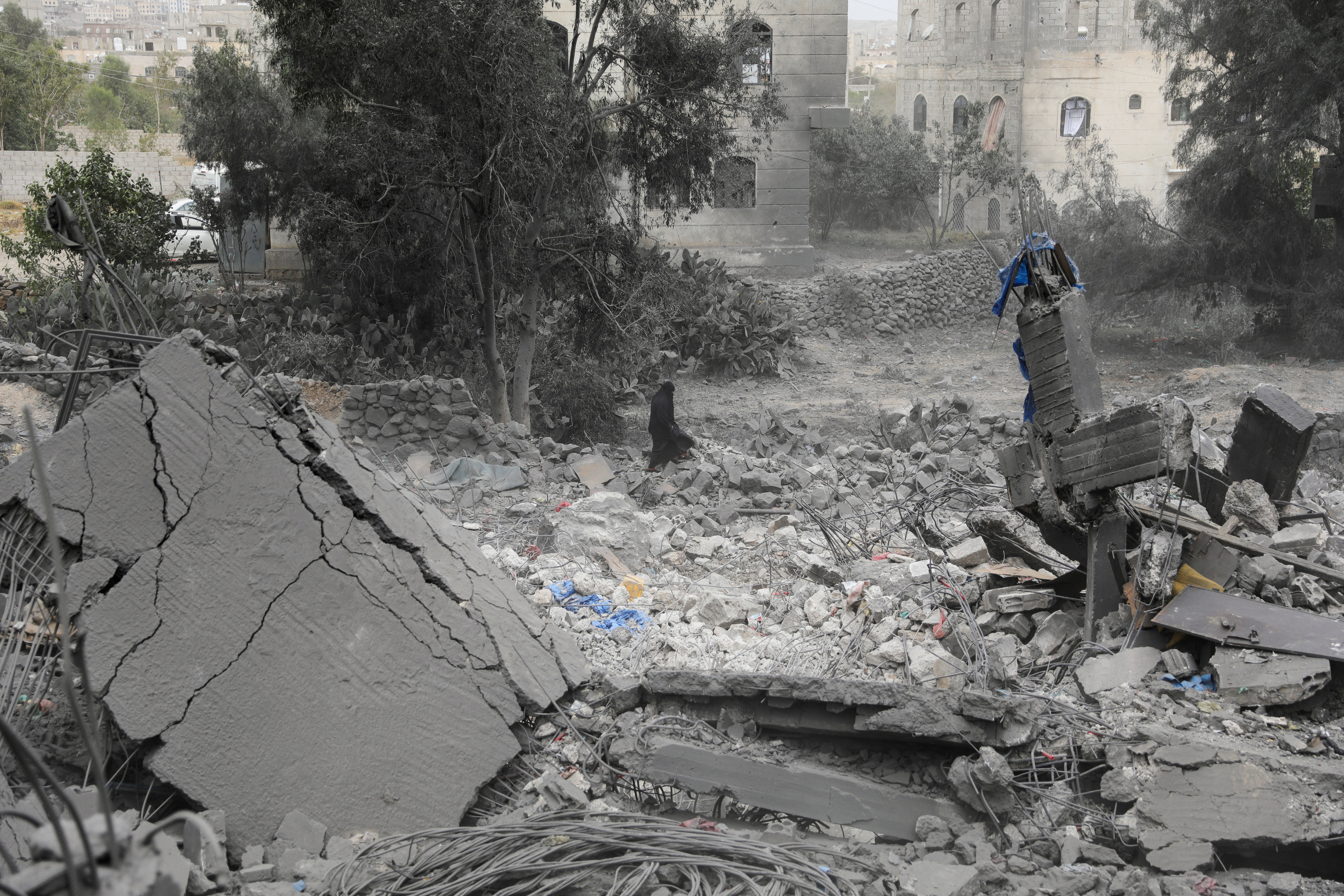 Jemen, napad, škoda