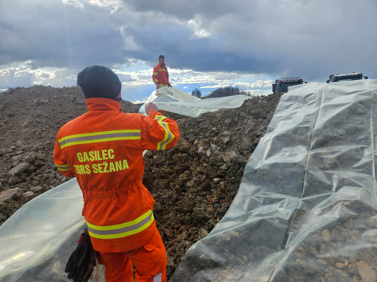iztek, olje, kamnolom Laže, onsenaženje