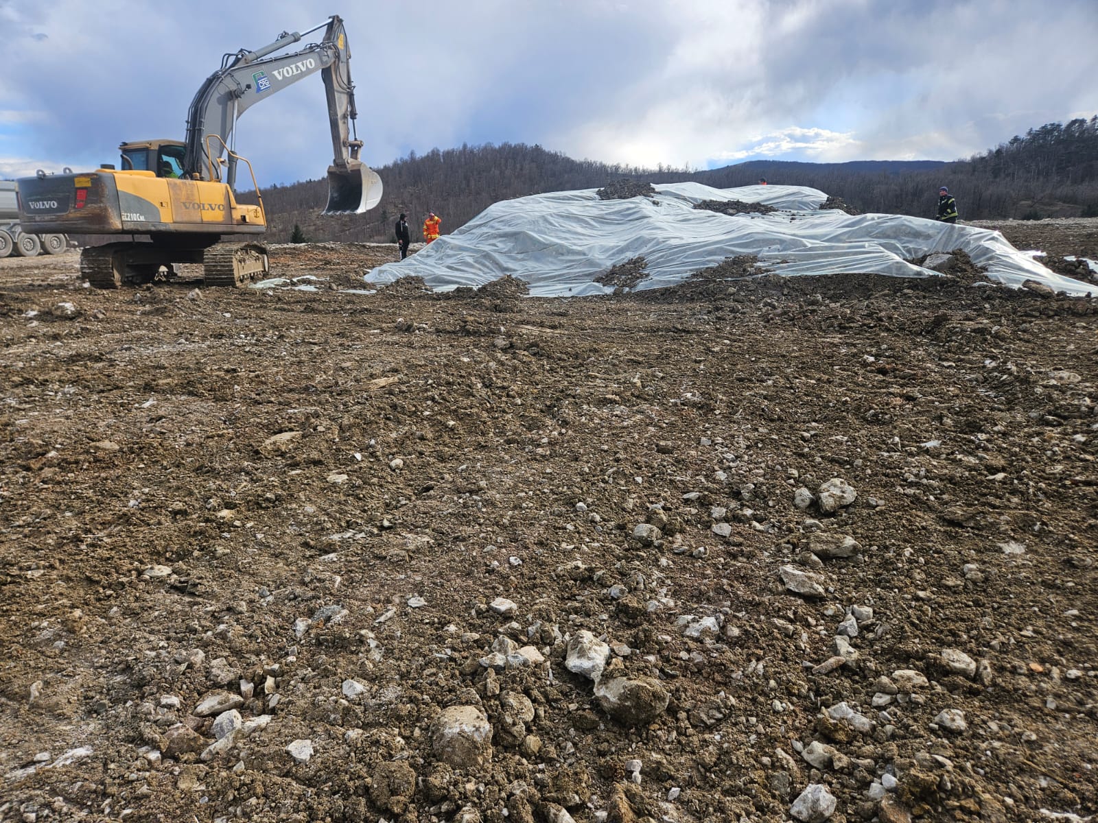 iztek, olje, kamnolom Laže, onsenaženje