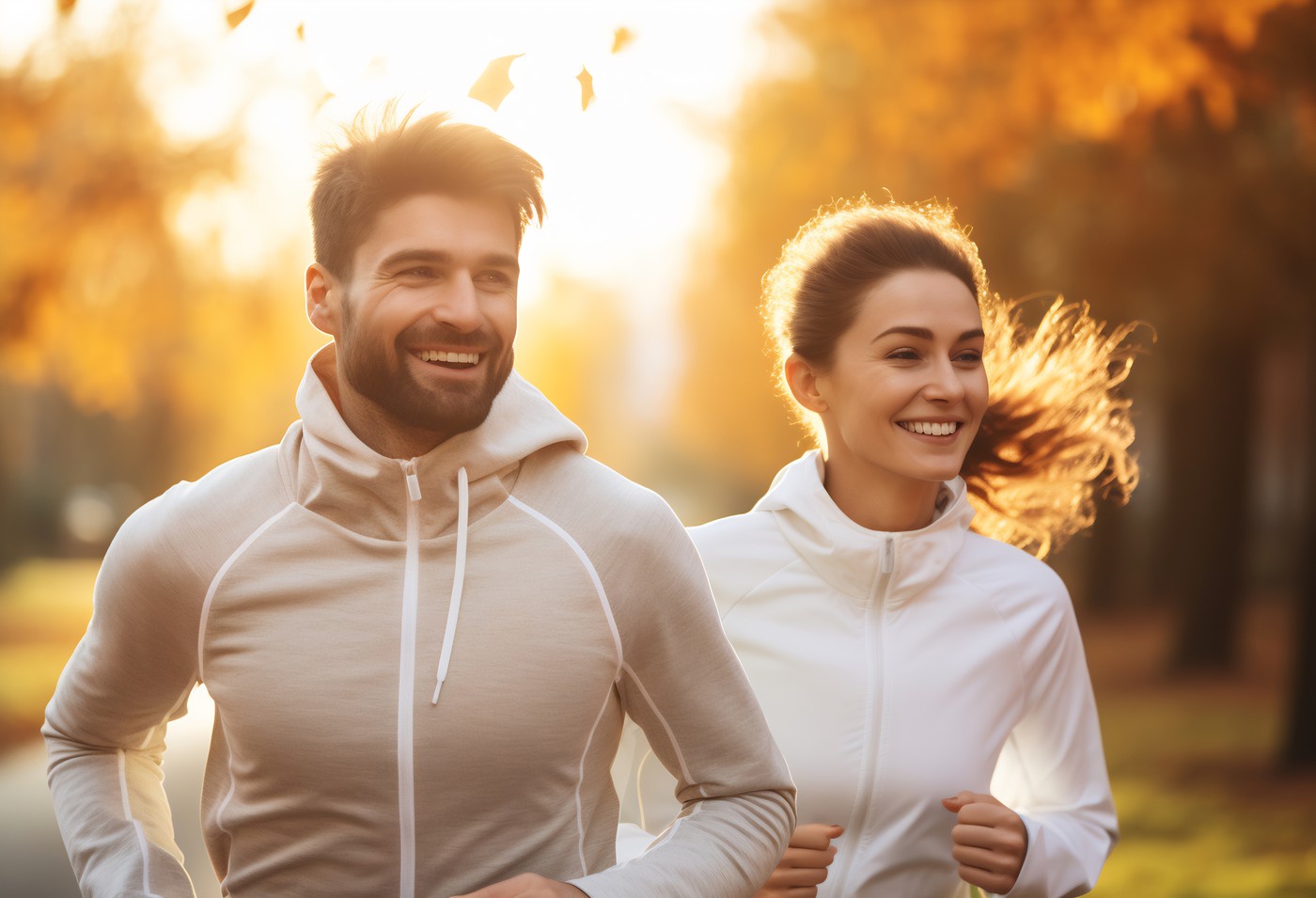 par, moški, ženska, jogging, telesna aktivnost, tek