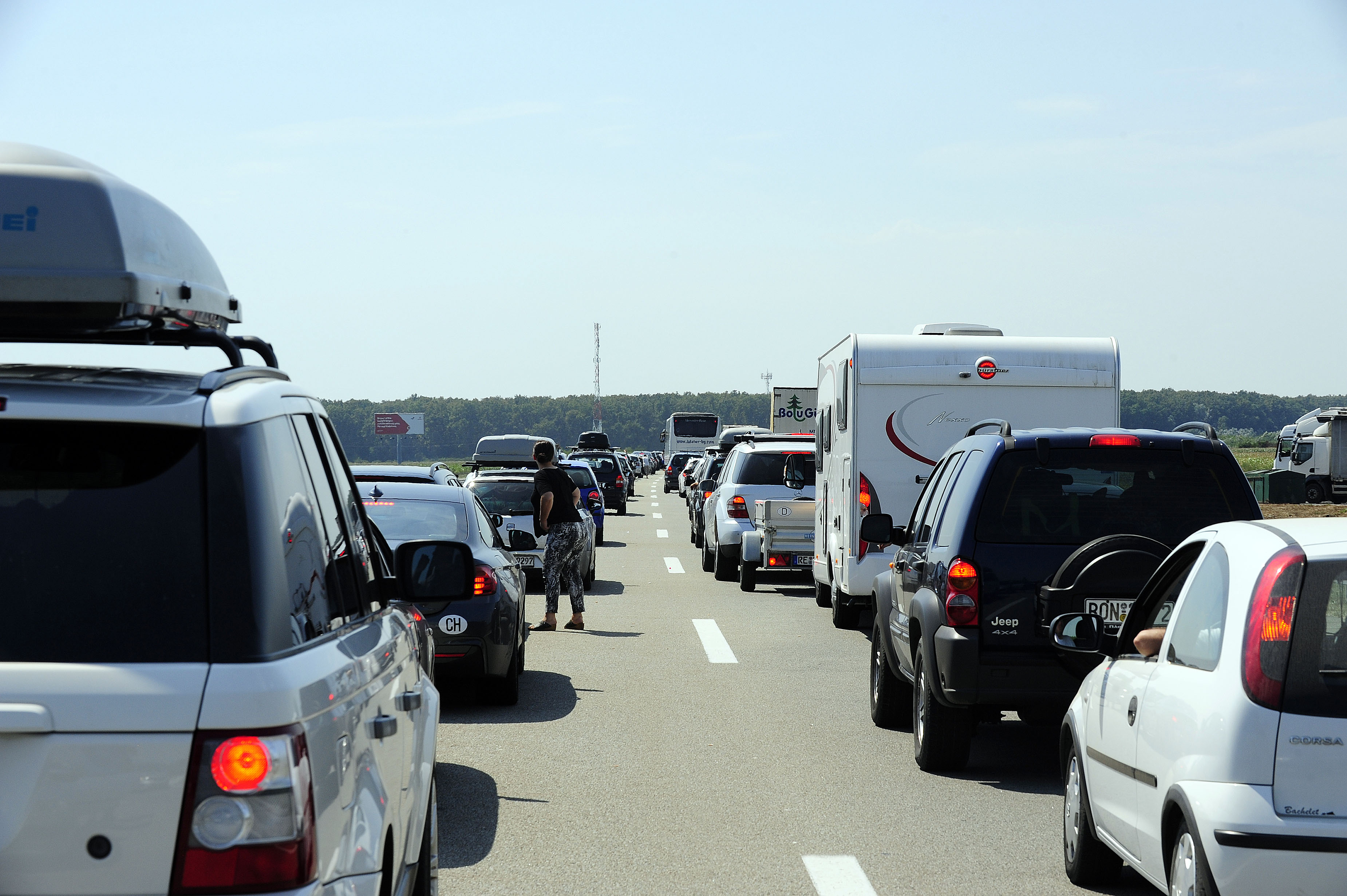 avtocesta, promet, gneča