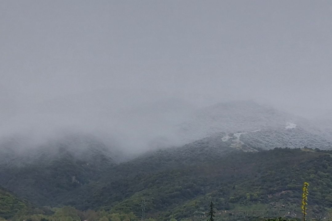 Grčija, nizke temperature, sneg