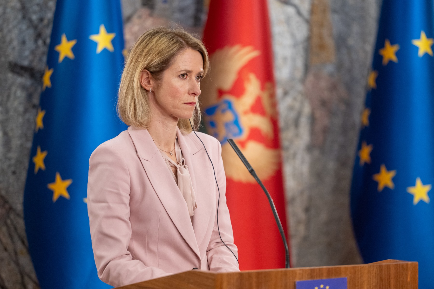 Kaja Kallas v Podgorici