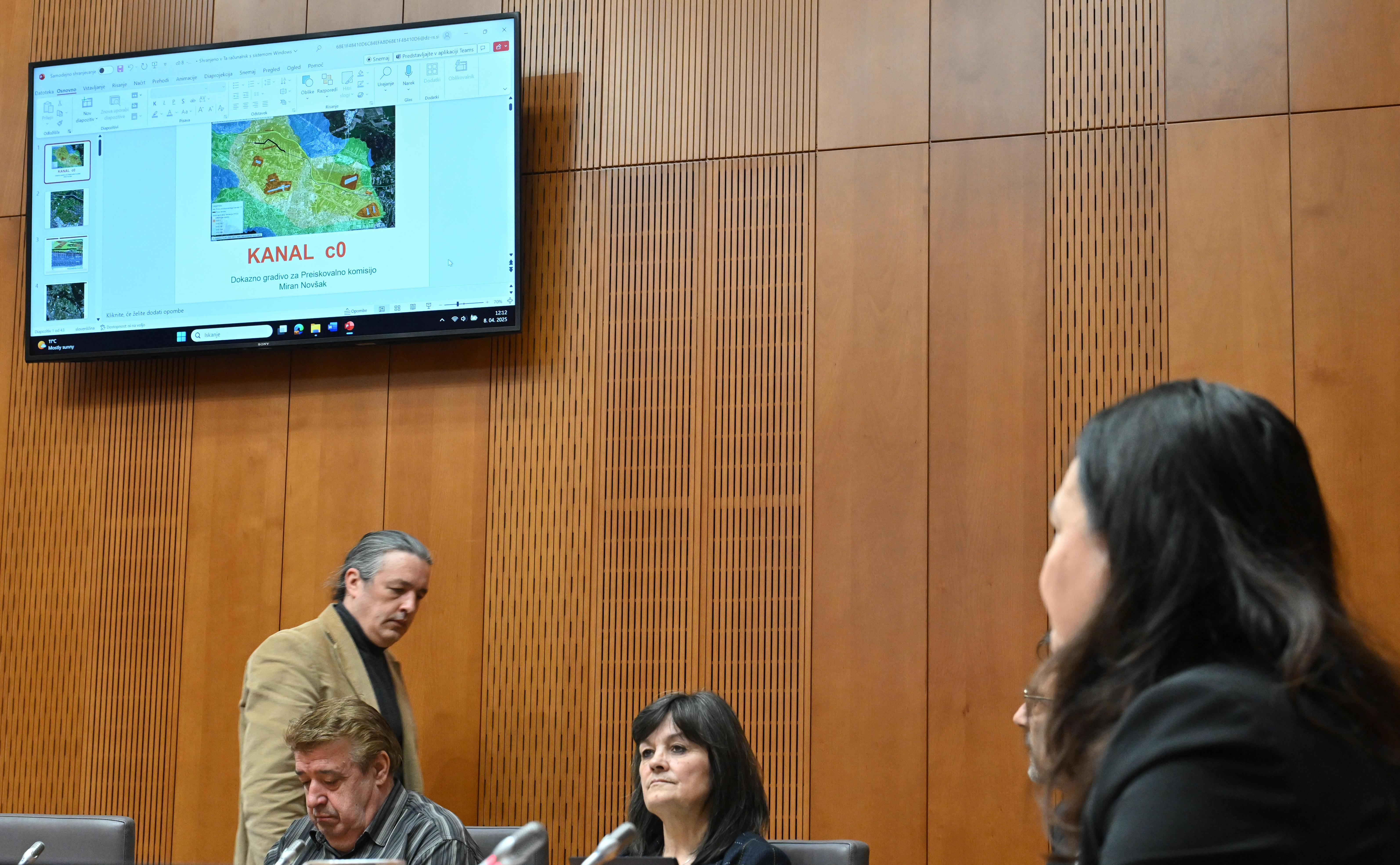 Seja preiskovalne komisije DZ o ugotavljanju zlorab in nezakonitosti pri gradnji povezovalnega kanala C0