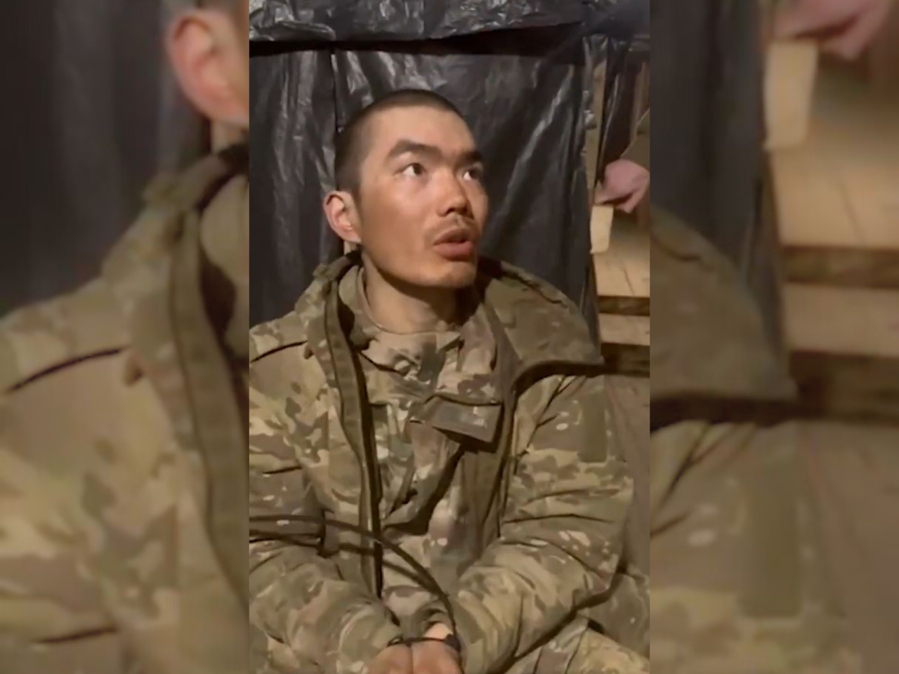 ujeti kitajski vojak, vojna v ukrajini