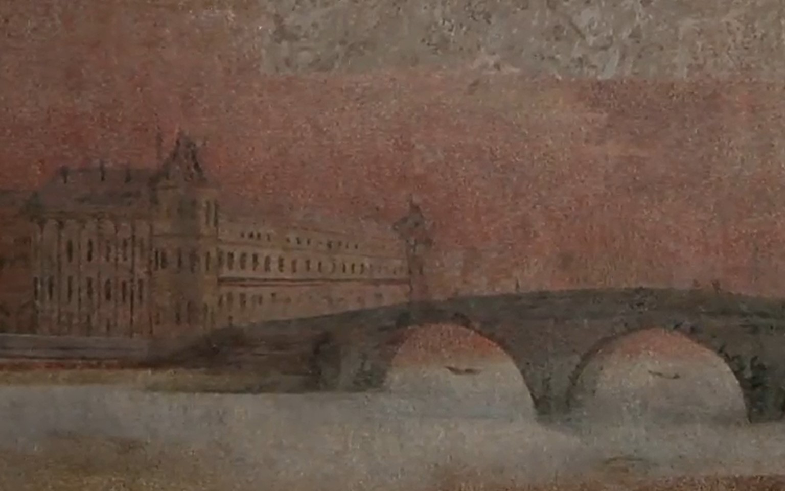 Zagreb, Pravna fakulteta, veduta, poslikava, obnova, potres, odkritje, najdba