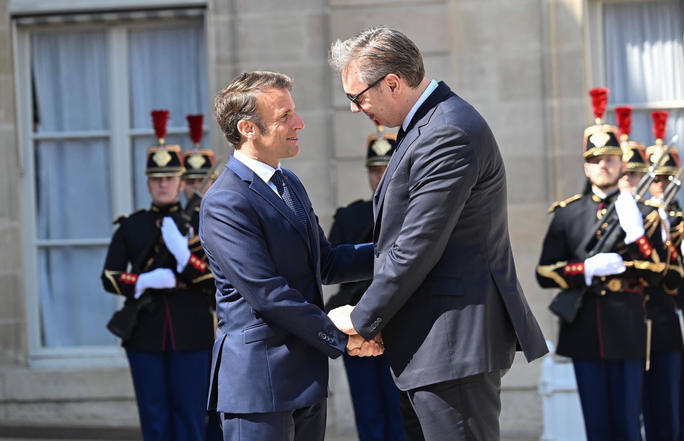 Emmanuel Macron, Aleksandar Vučić