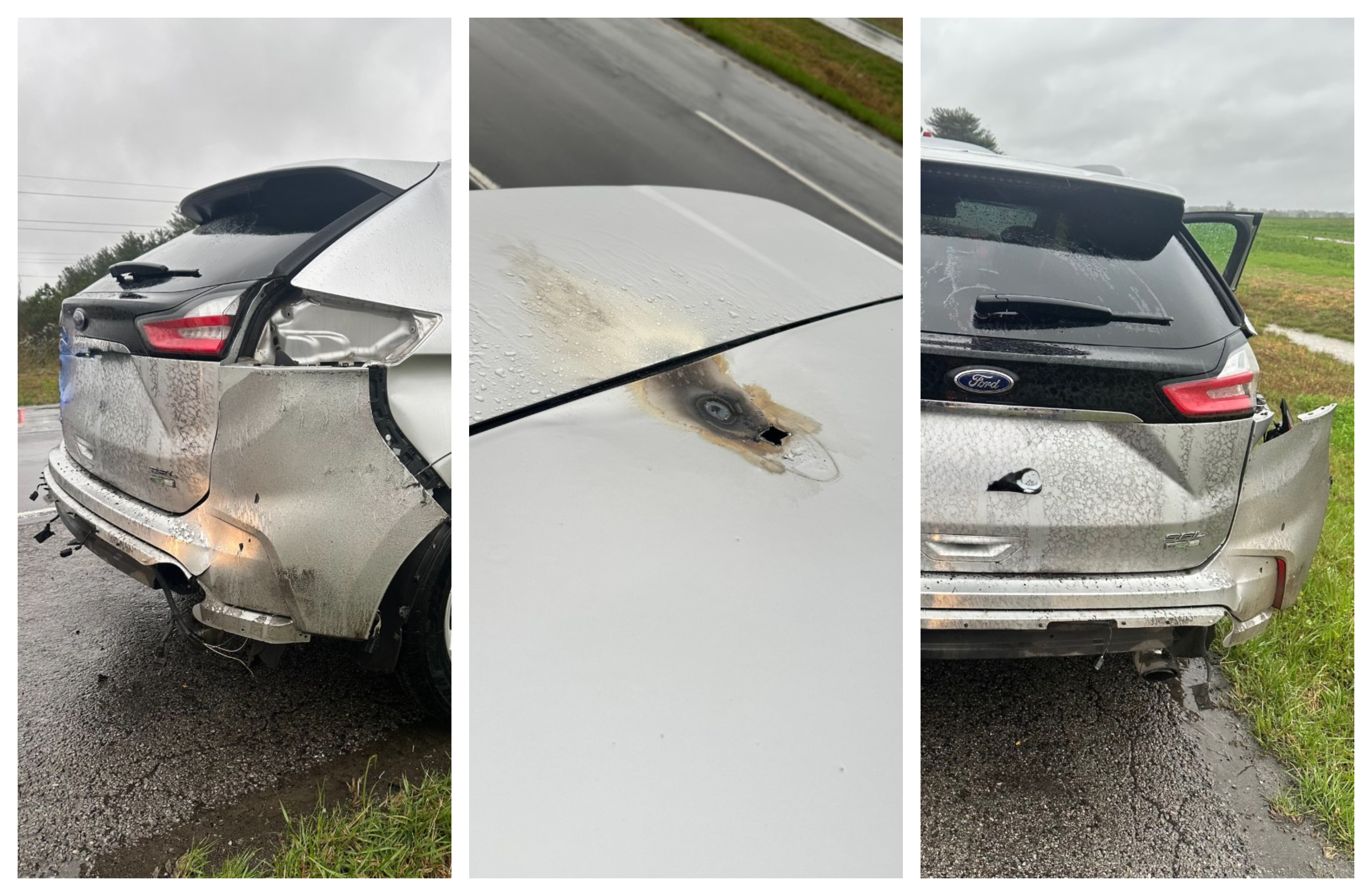 avto, strela, udar strele