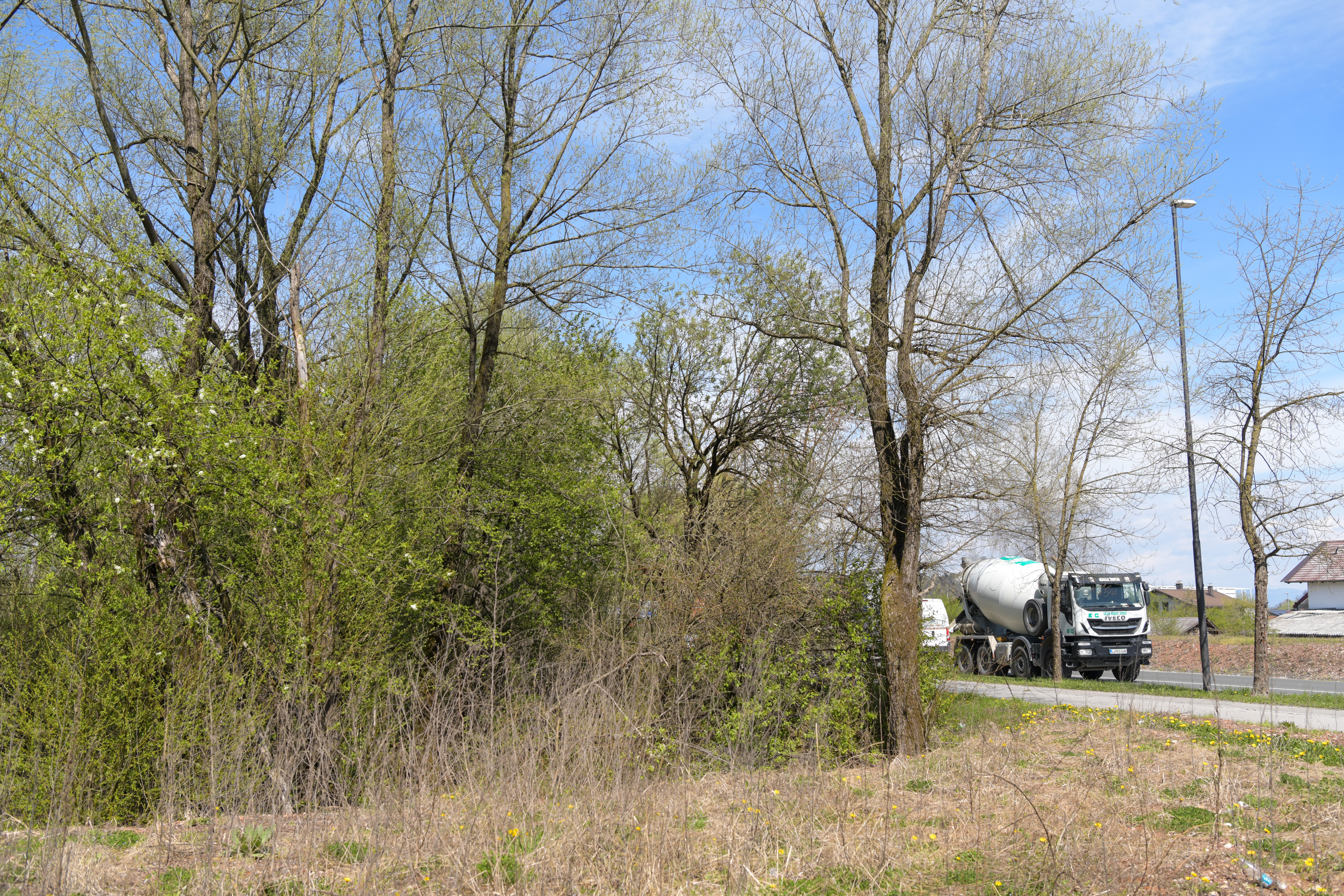 Zemljišče Nikole Petrovića v Ljubljani (Foto: N1)