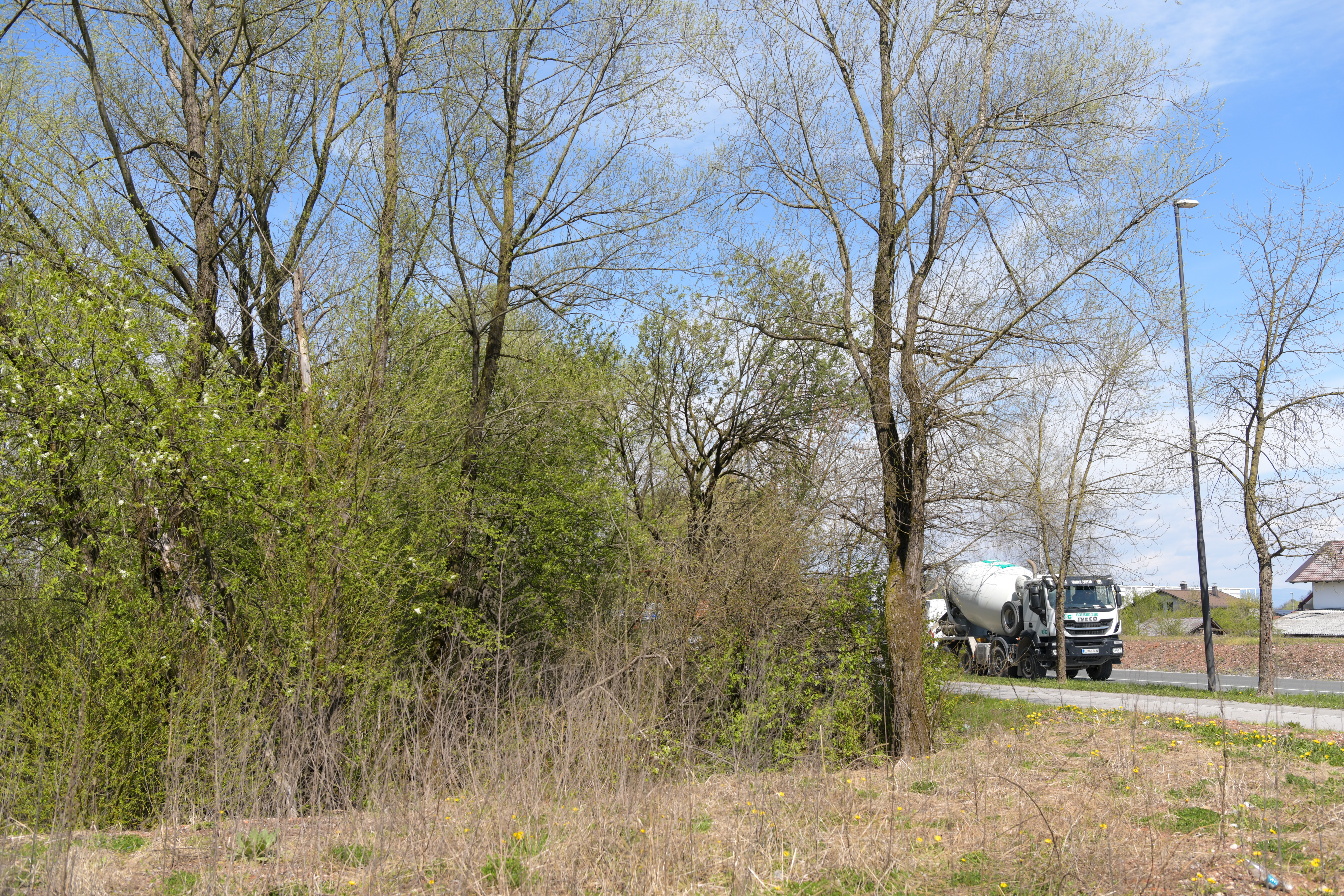 Zemljišče Nikole Petrovića v Ljubljani (Foto: N1)
