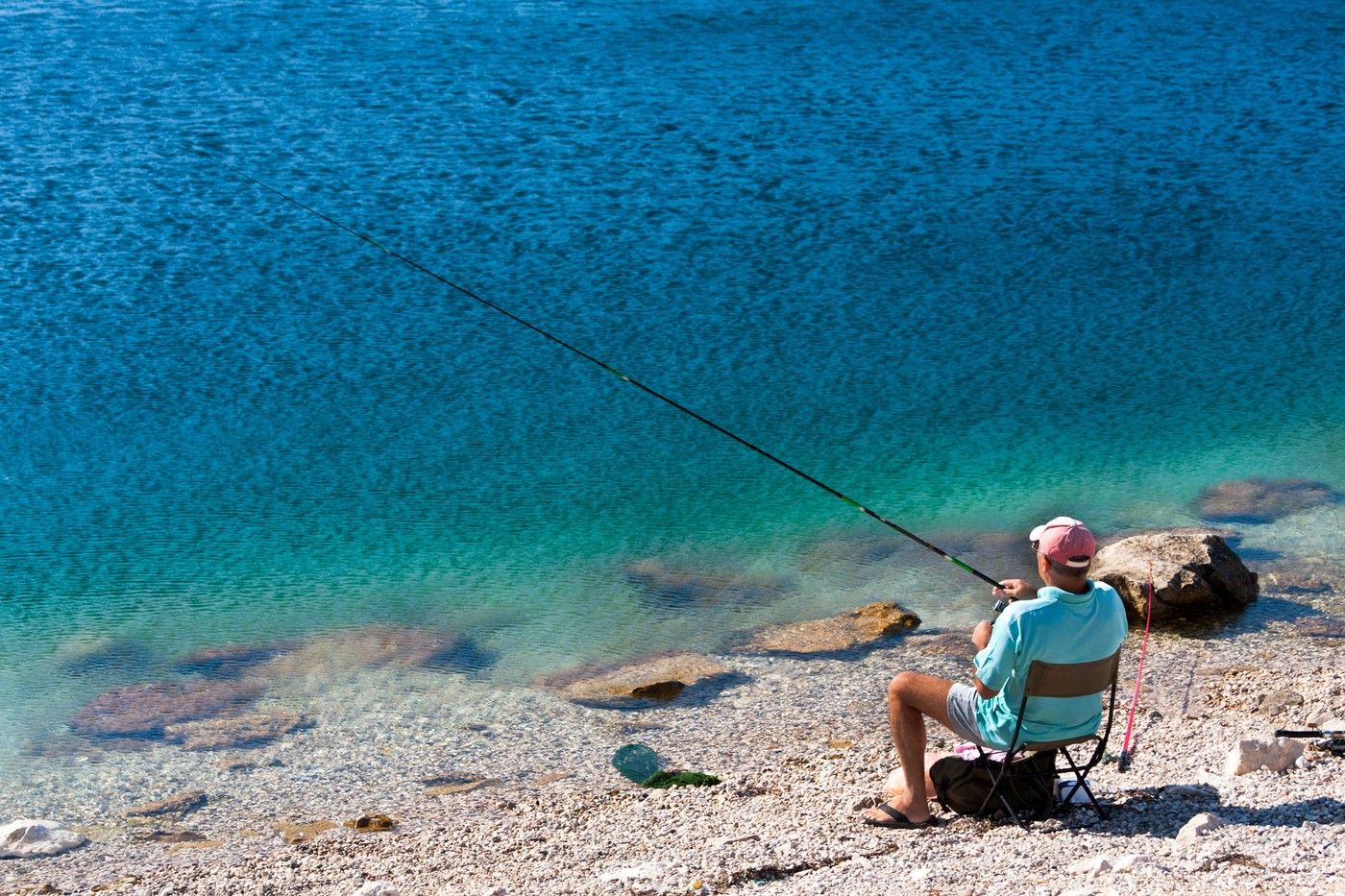 ribič, morje, ribolov, športni
