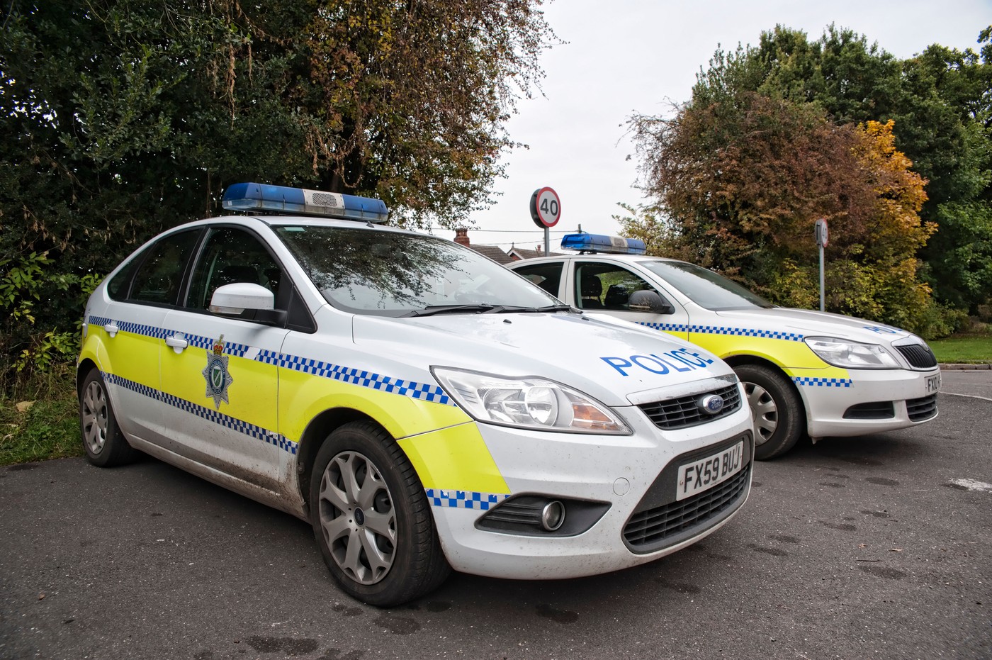 policijski avto, Velika Britanija. Združeno kraljestvo