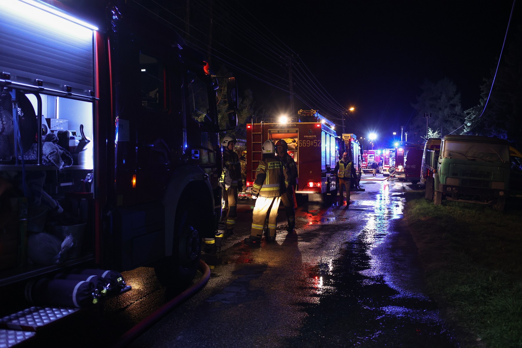 Poljska, hostel, požar