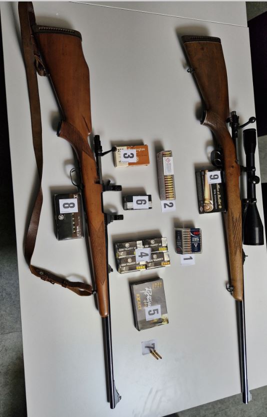 puška, velenje, zasežena, orožje