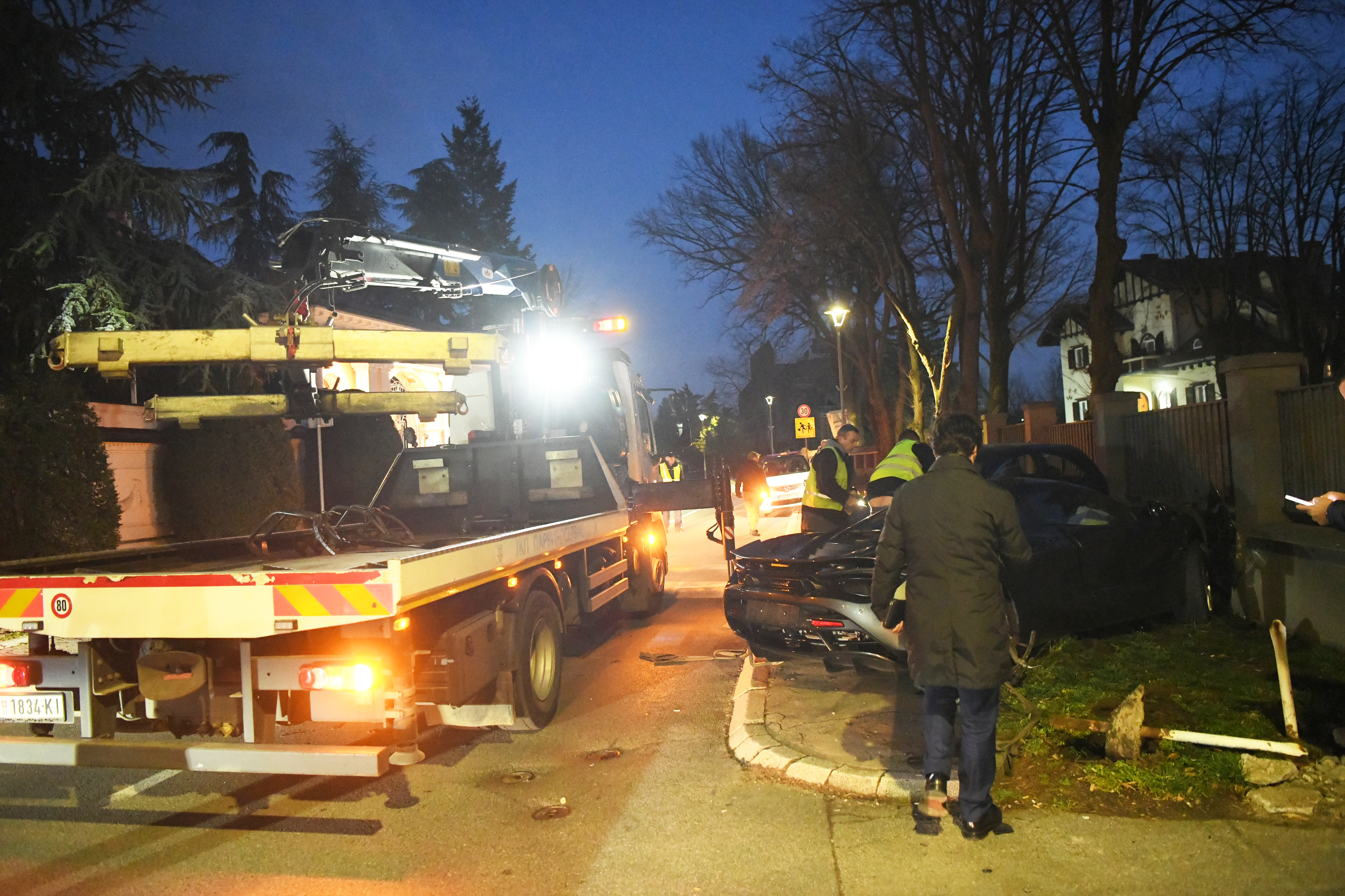 Prometna nesreča Nikole Petrovića 6. marca 2023 v Beogradu (Foto: Vesna Lalić/Nova.rs)