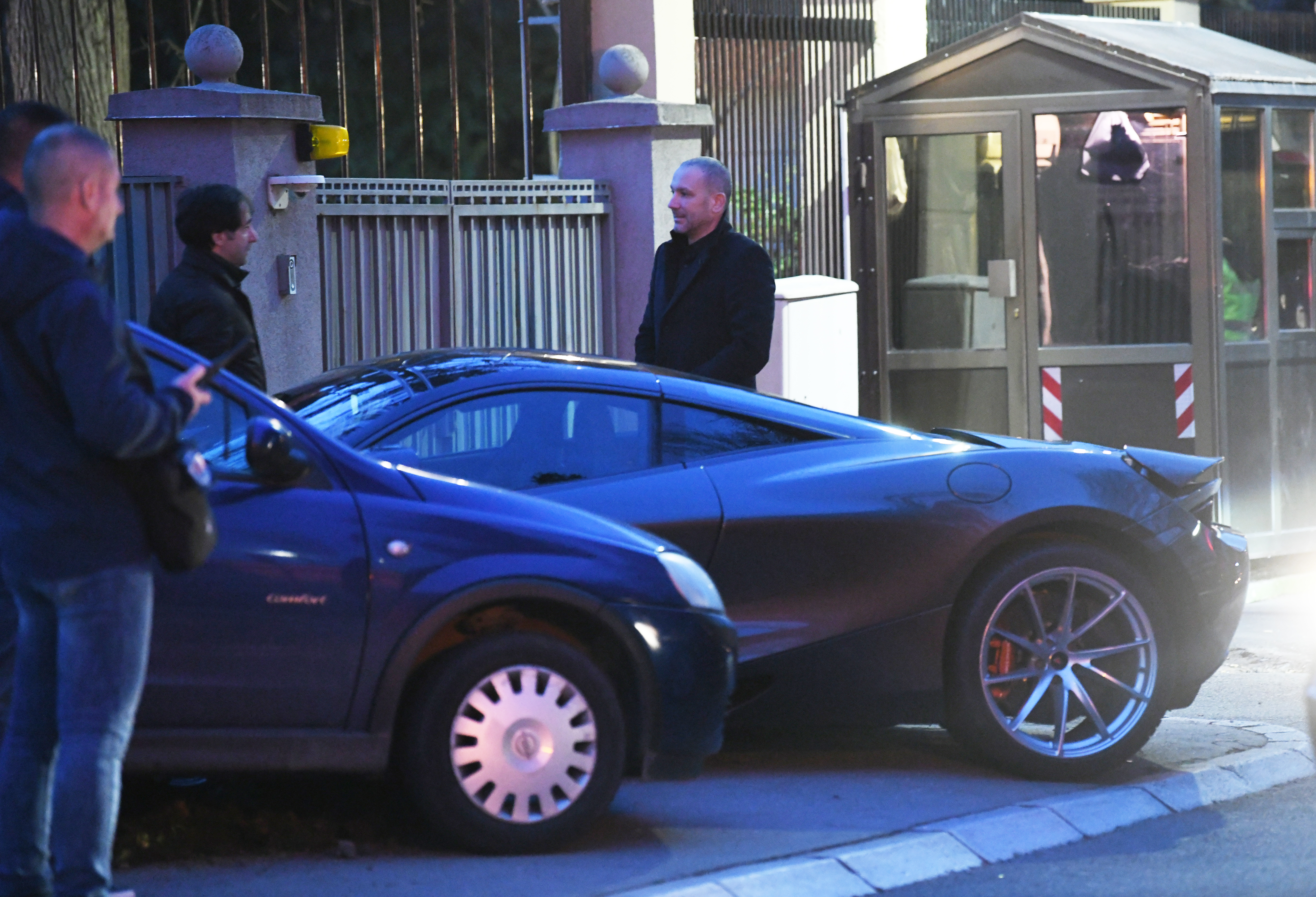 Tomaž Kavčič na prizorišču prometne nesreče Nikole Petrovića v Beogradu 6. marca 2023  (Foto: Vesna Lalić/nova.rs)