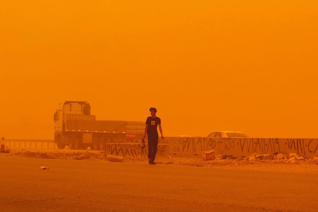 Irak, peščeni vihar