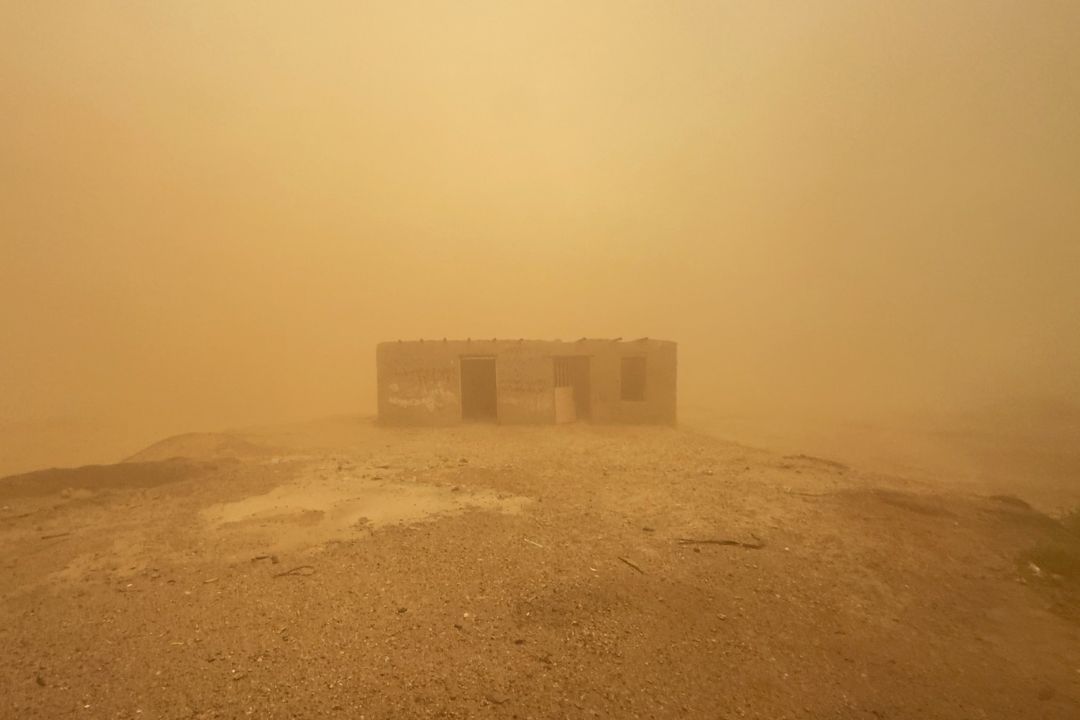 Irak, peščeni vihar