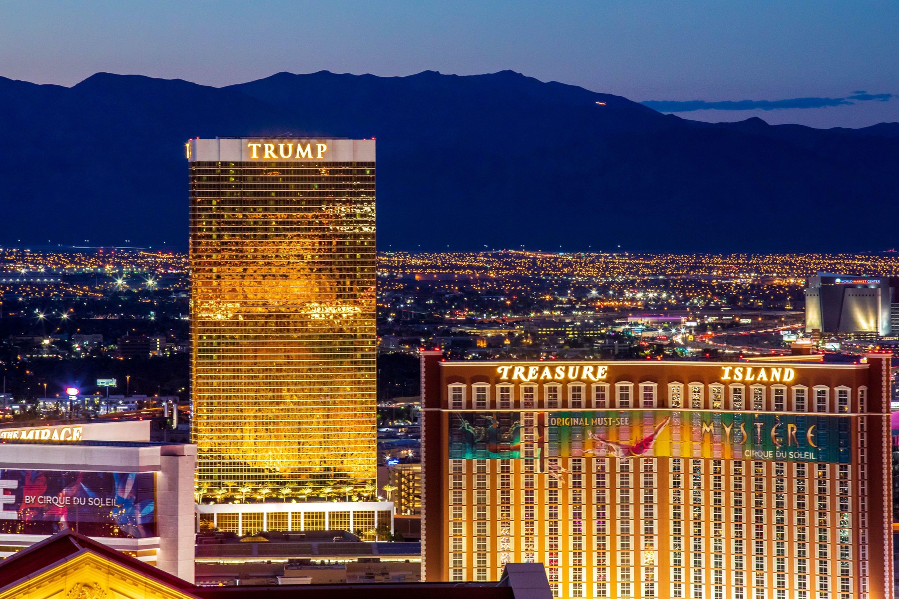 Donald Trump, stolpnica, Las Vegas