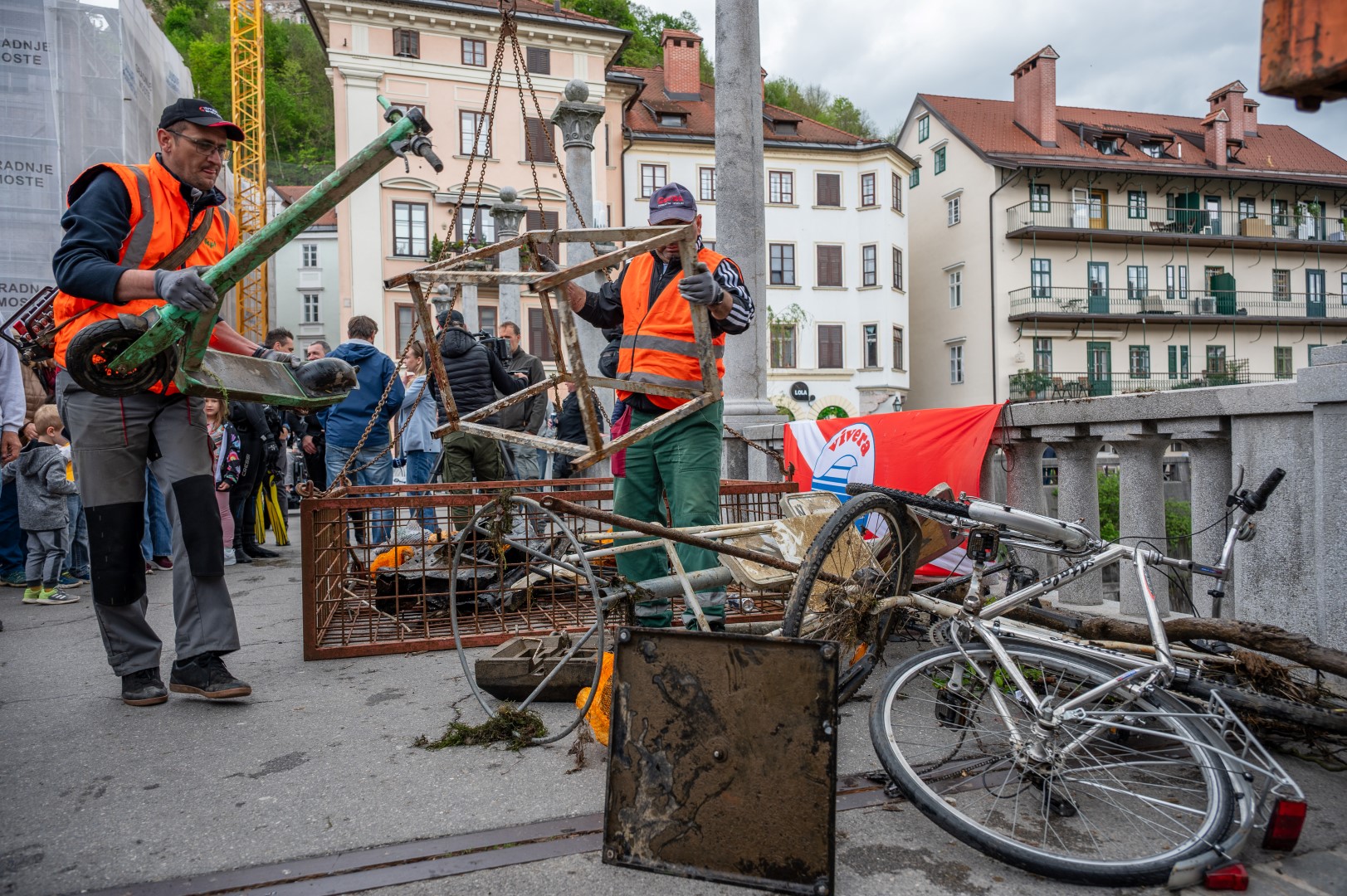 ljubljanica, čistilna akcija, potapljači