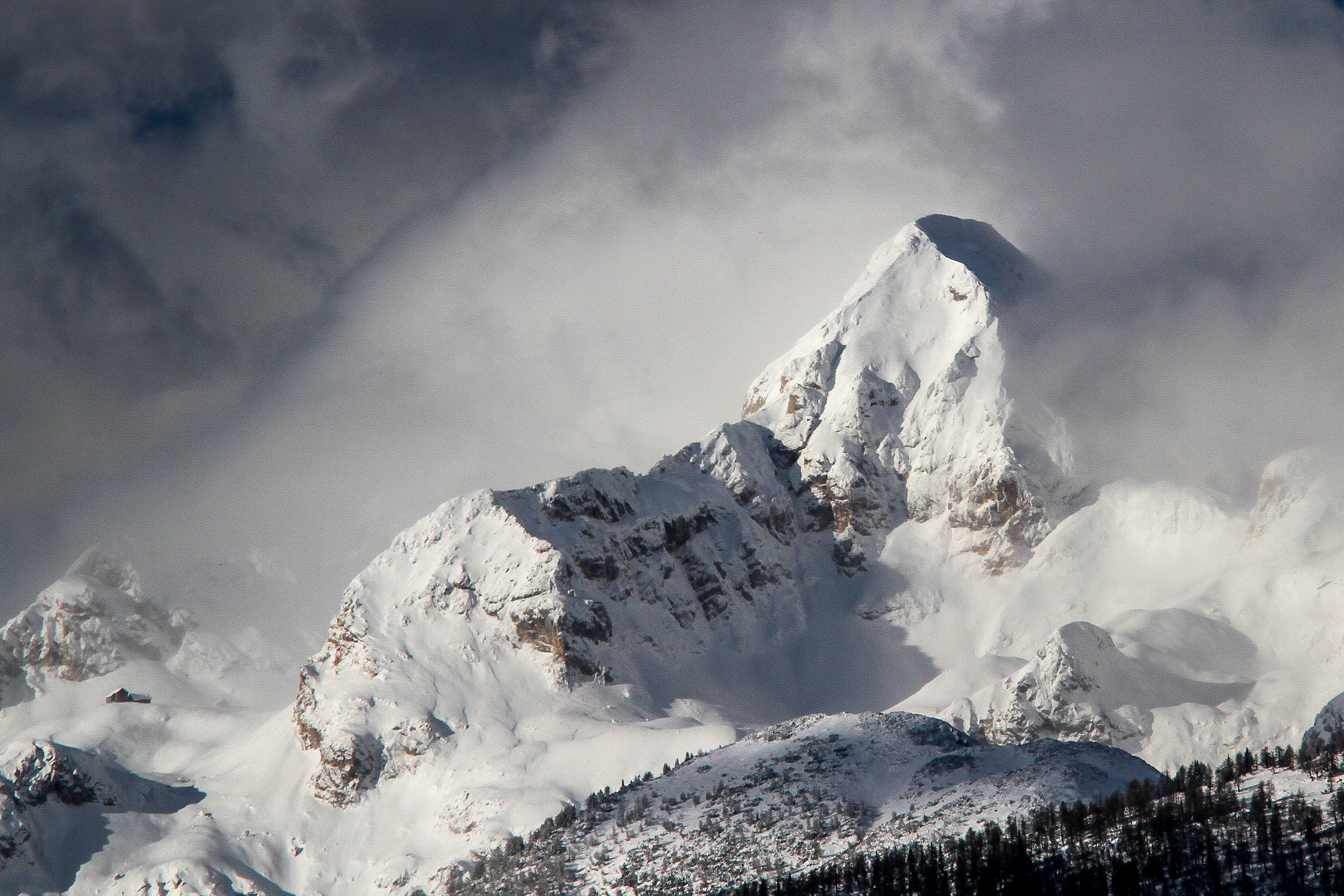 triglav, gora, gore, sneg