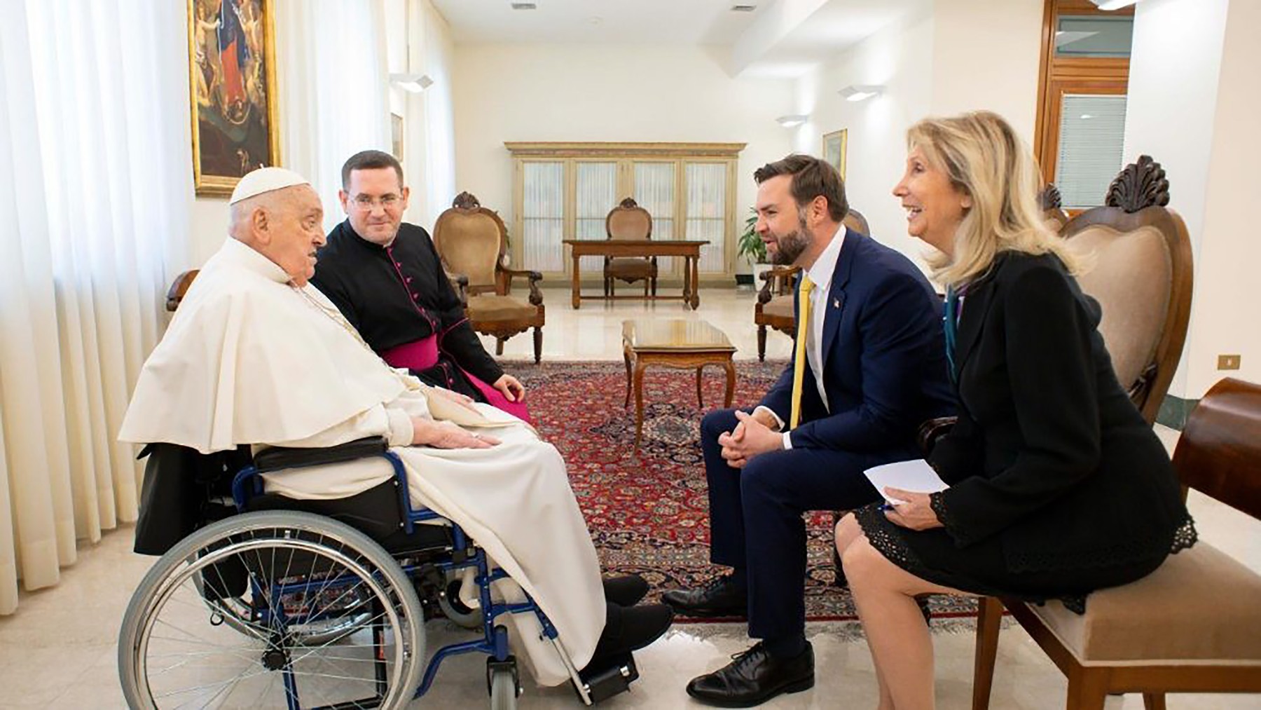 Pope Francis Meeting With US Vice-President JD Vance in Vatican