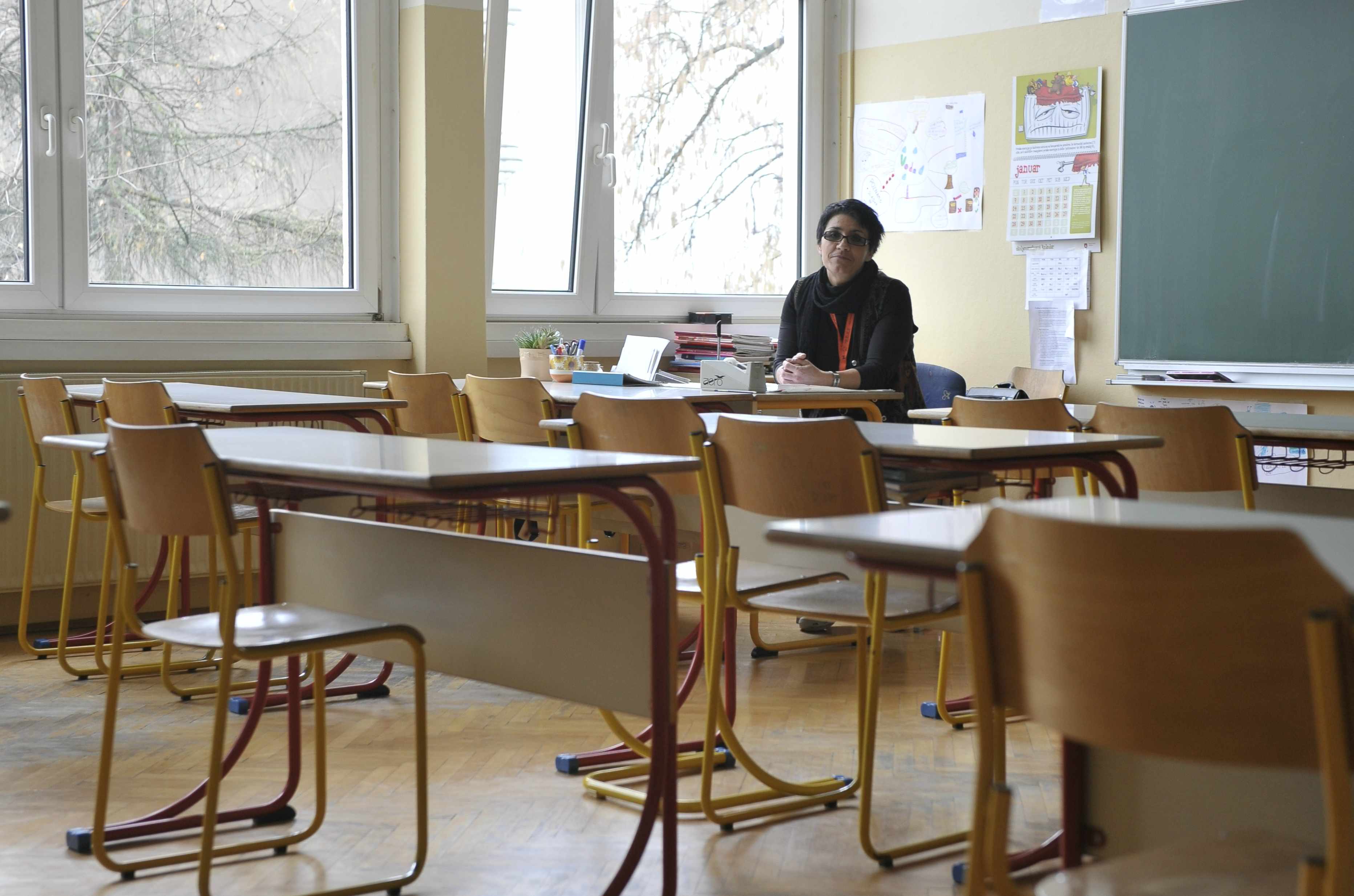 Stavka prazen razred sola solstvo izobrazevanje