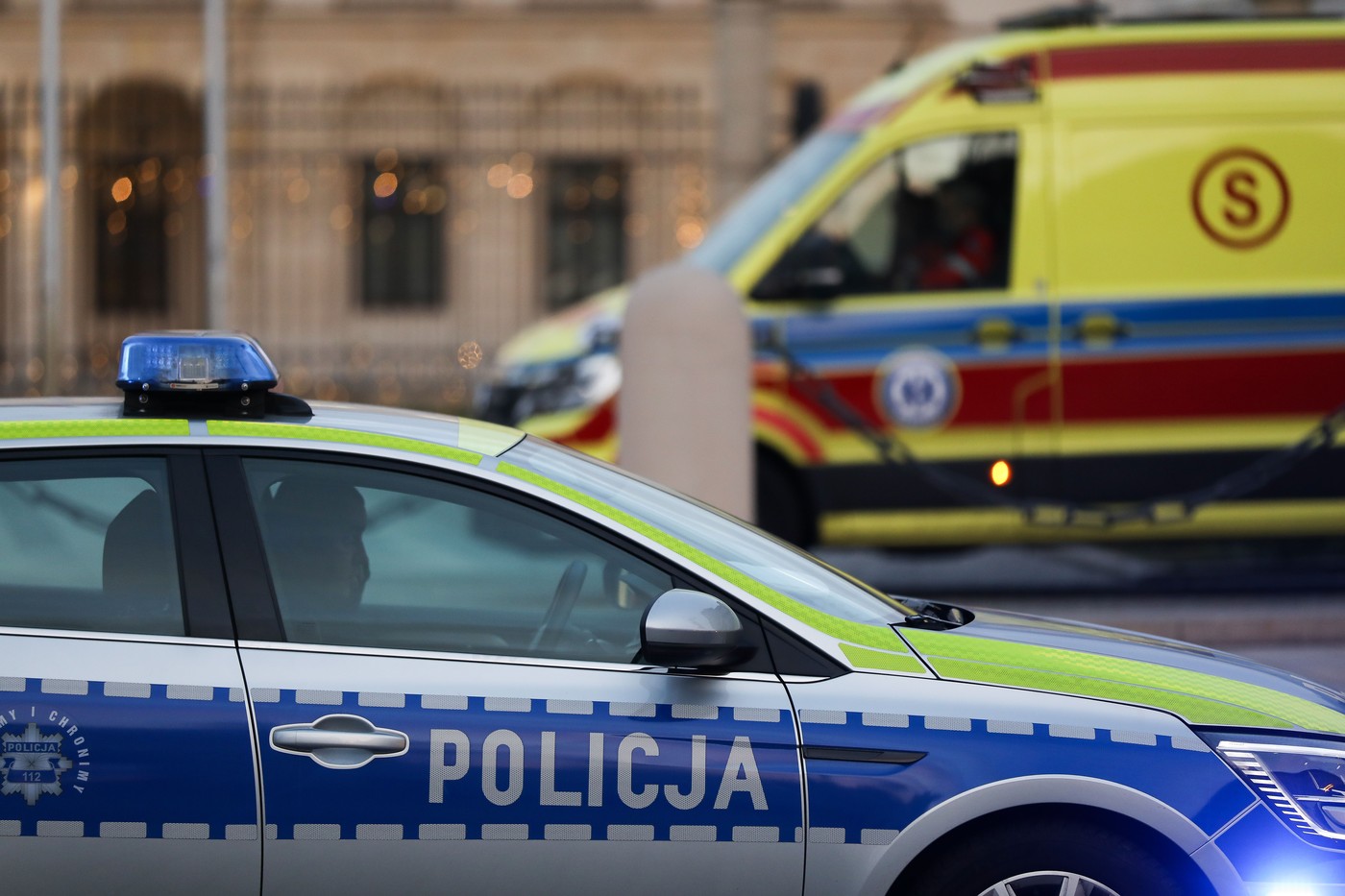 poljska, policija, rešilec