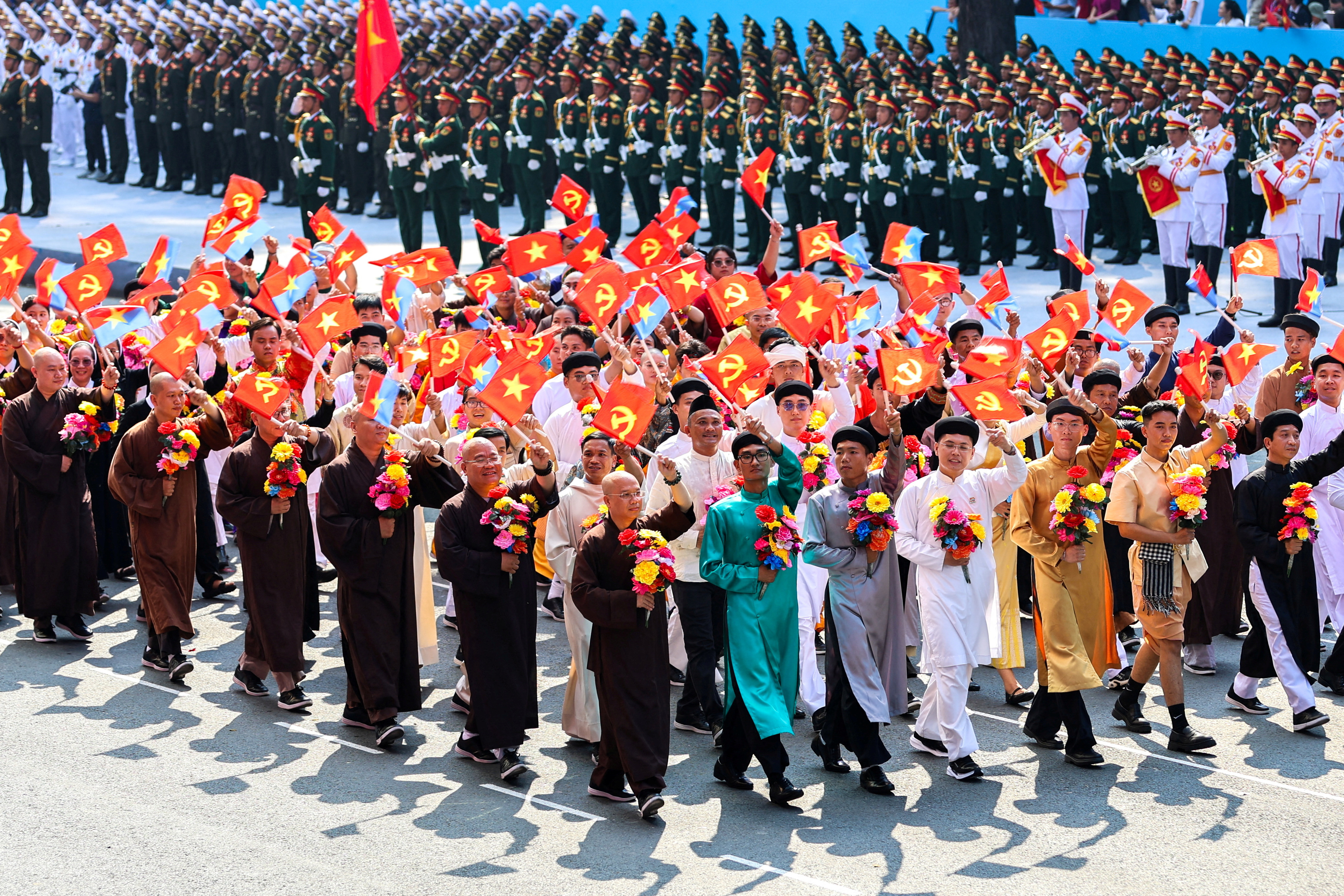 Vietnam, parada, Hošiminh