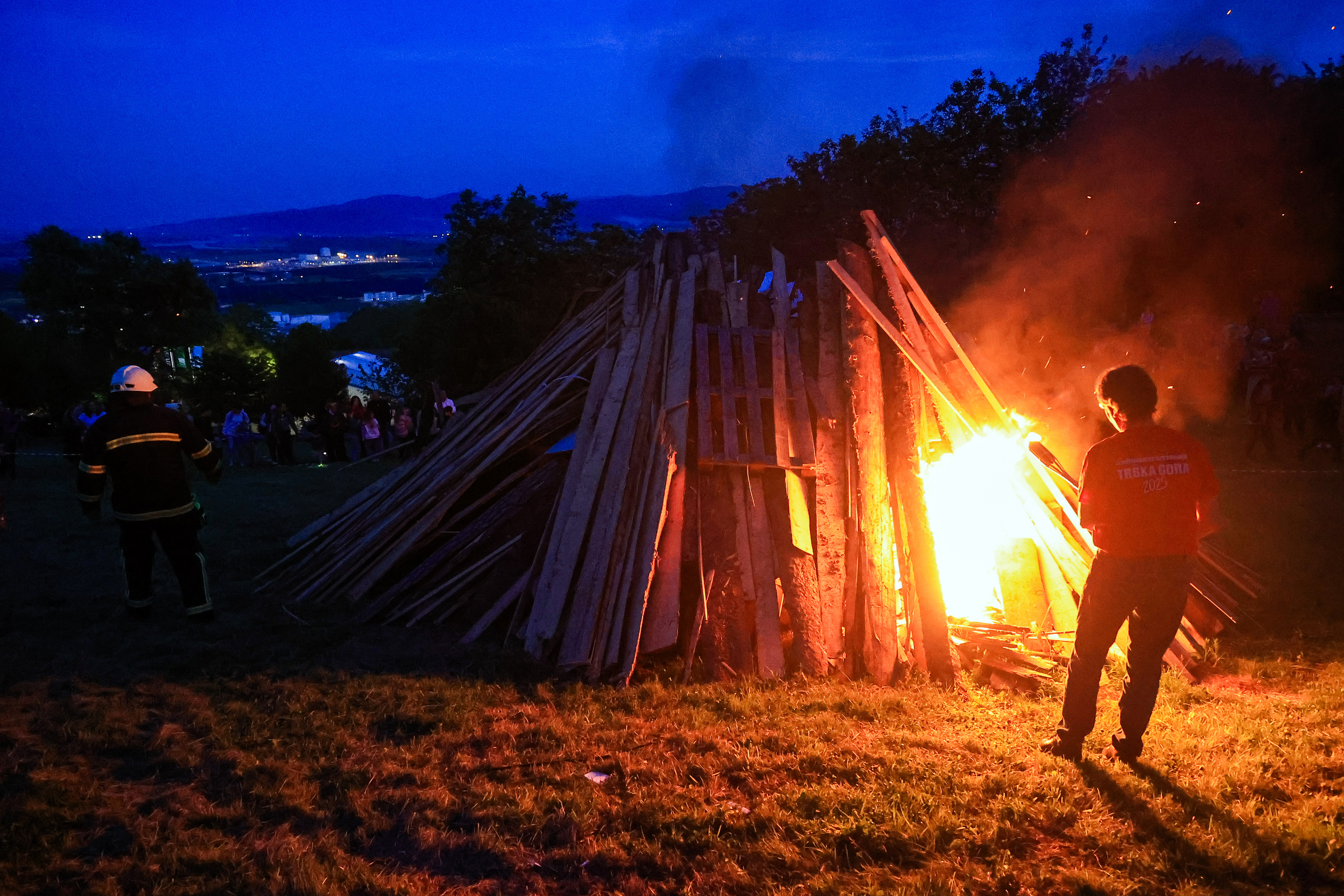 trška gora nad krškim, kres, kresovanje