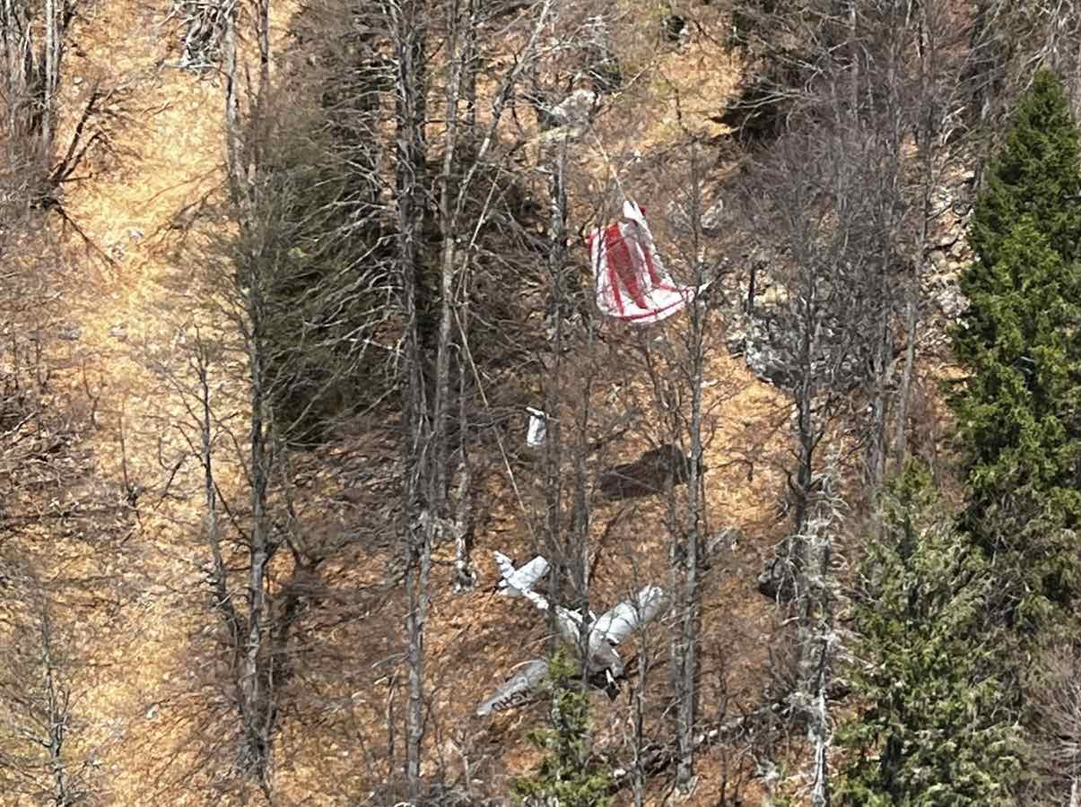 nesreča, letalo, mangart