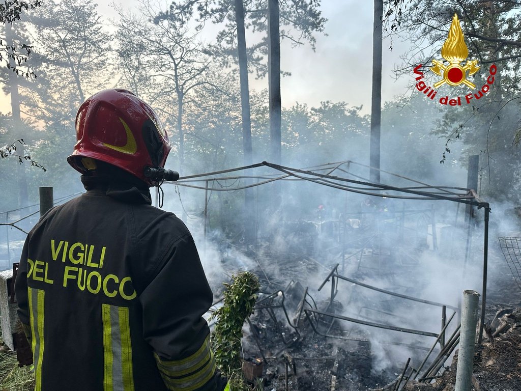 požar, opčine, kamp