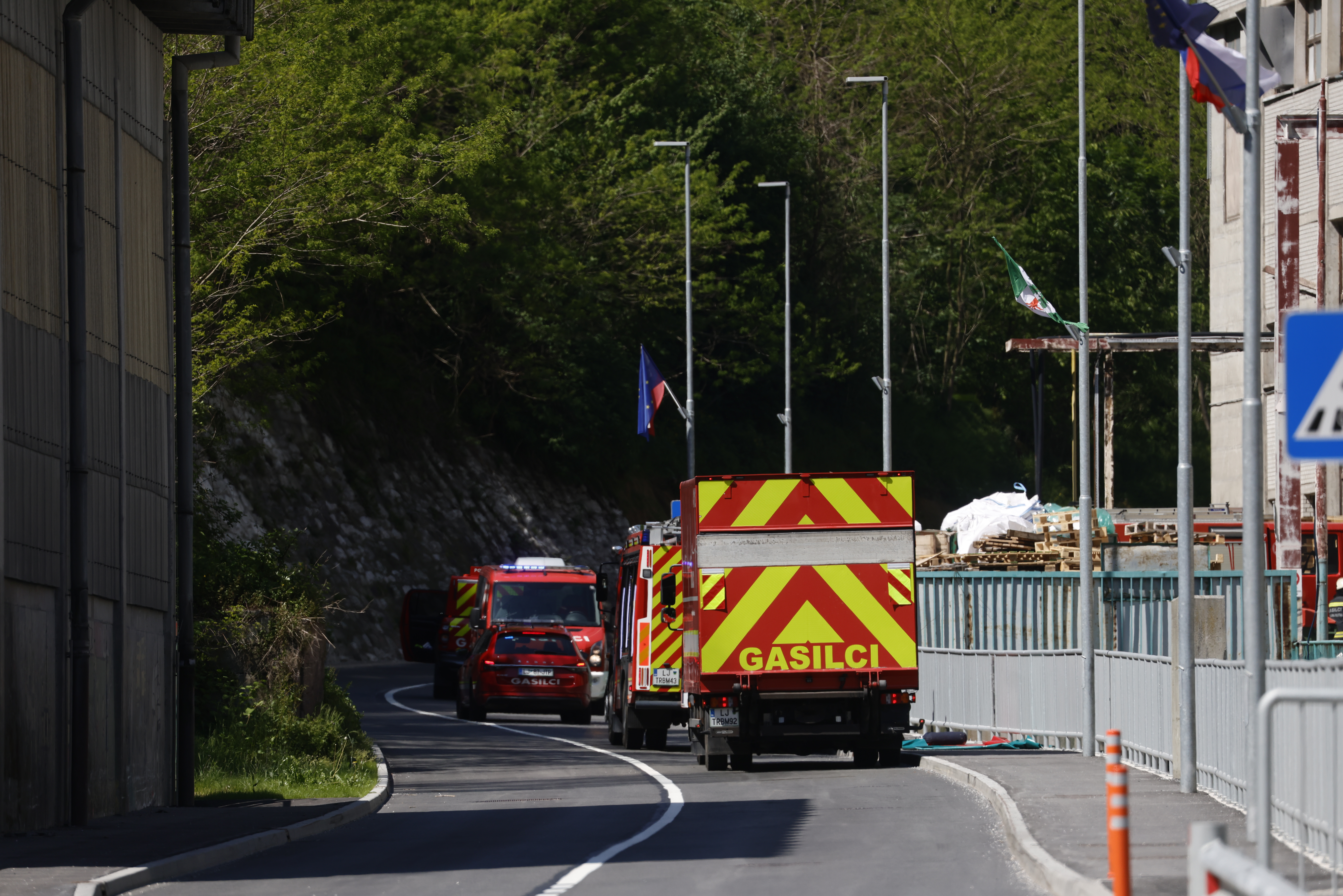 tki hrastnik, požar, gasilci