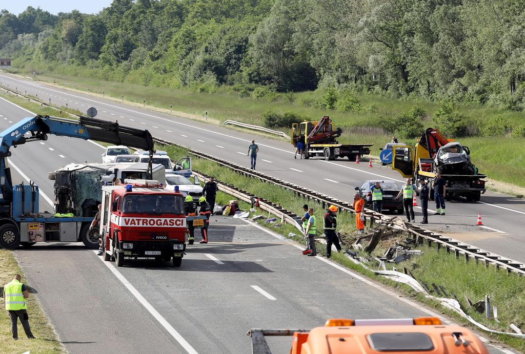 nesreca, avtobus, hrvaska