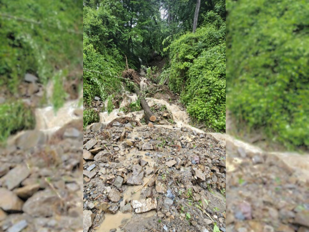 cerkno, plaz, deževje